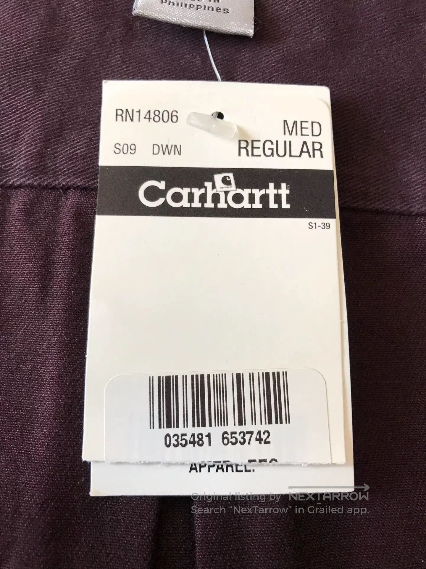 Carhartt Carhartt S09 DWN Heavy Work Shirt. Size US M / EU 48-50 / 2 - 8 Thumbnail
