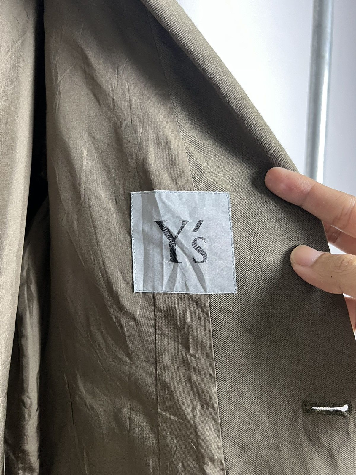 Y's × Yohji Yamamoto Vintage 1990s Y's Yohji Yamamoto Rayon Blazers 3 Pocket Size 40R - 6 Thumbnail