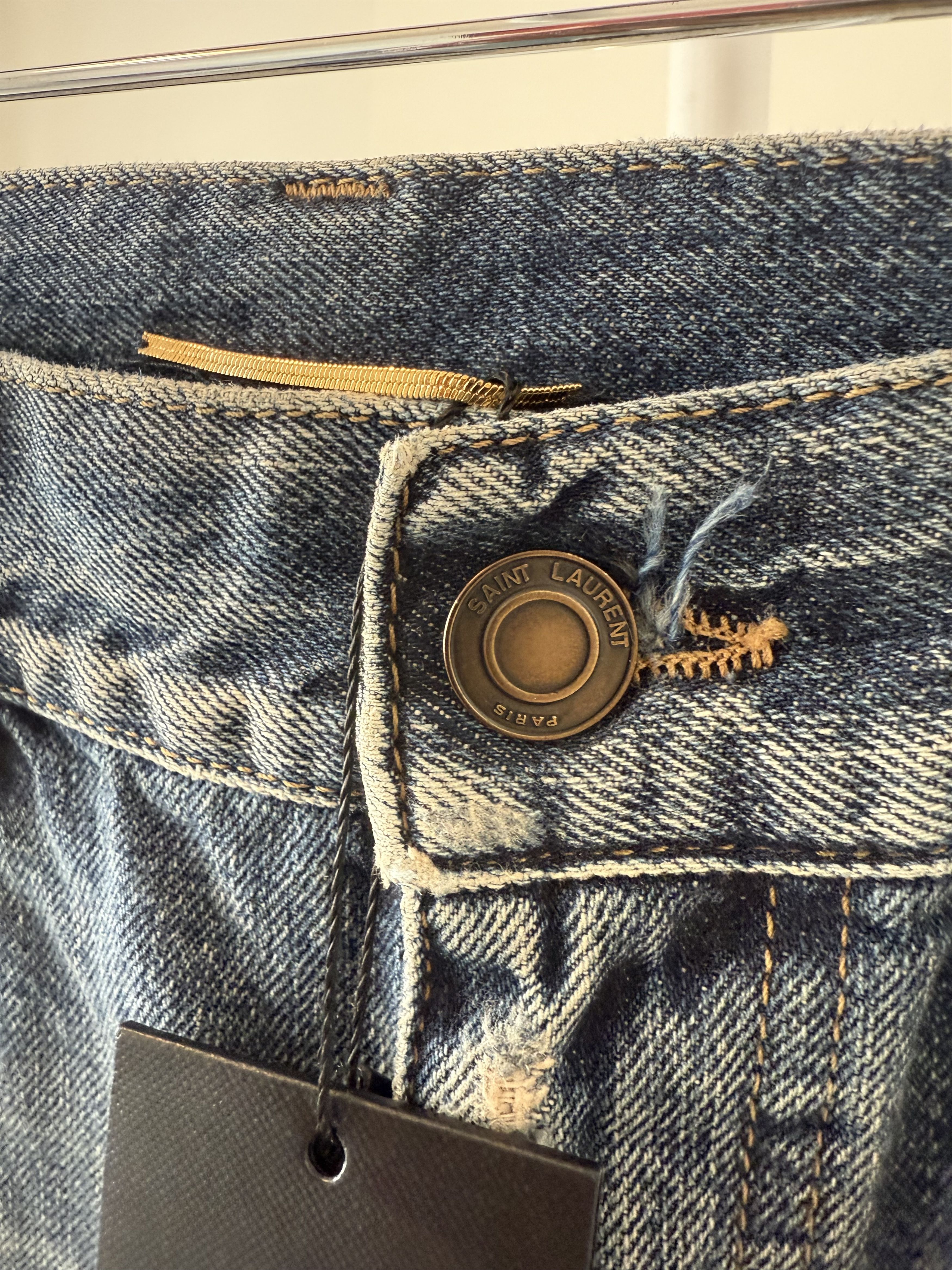 Saint Laurent Paris FW17 Saint Laurent D23 Destroyed Denim Size 30" / US 8 / IT 44 - 8 Thumbnail