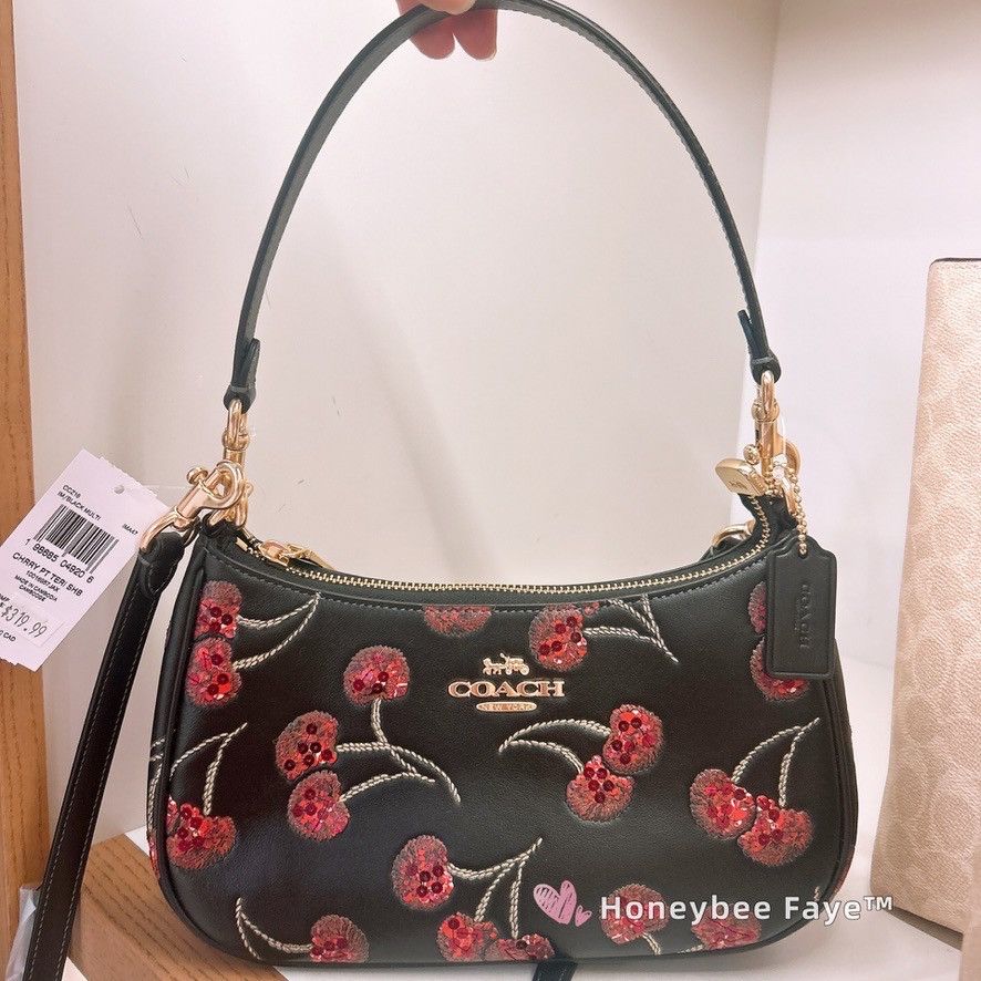 Coach Teri Shoulder Bag With Cherry Print CCZ16 Size ONE SIZE - 4 Thumbnail