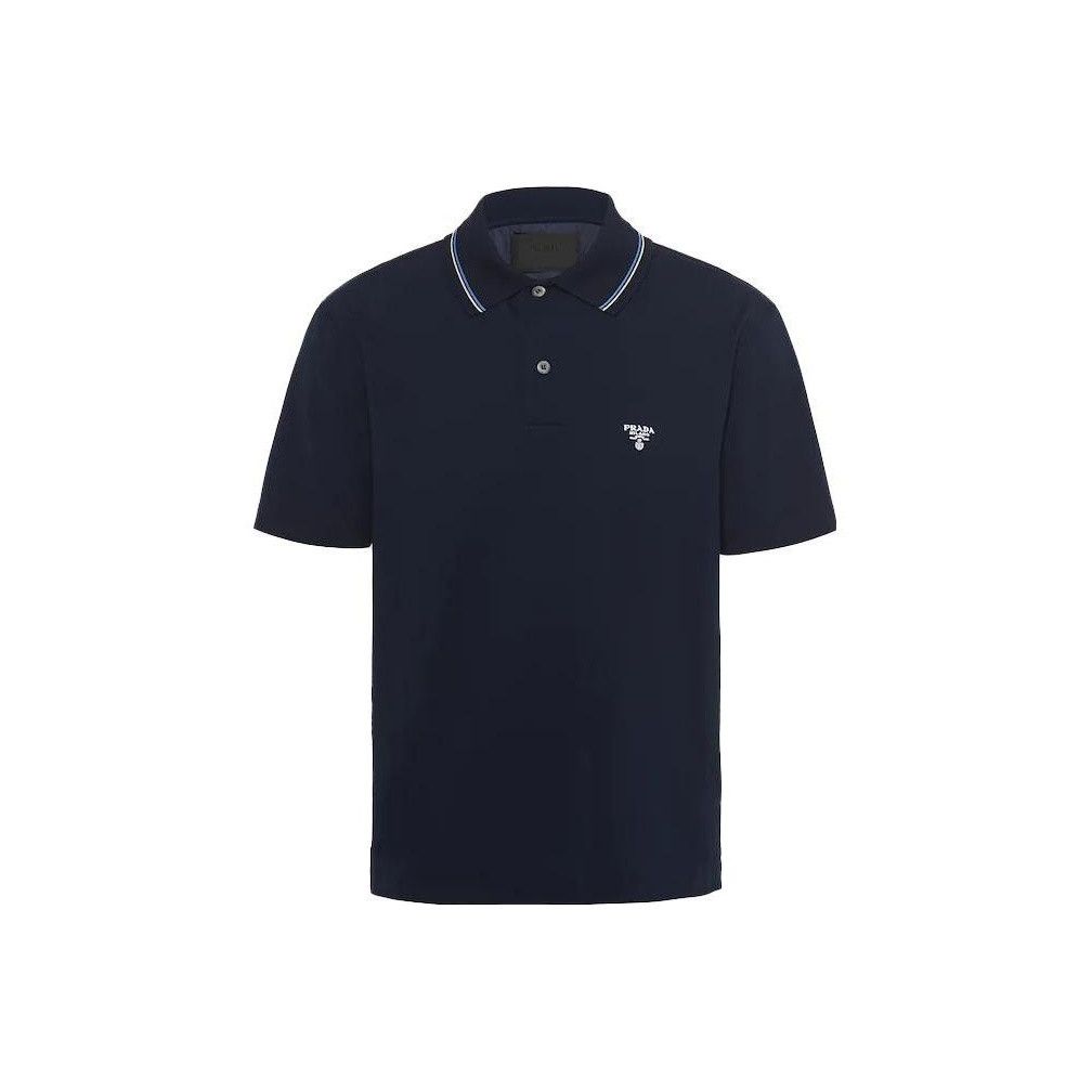 Prada Prada Logo Cotton Polo Shirt Size S Size US S / EU 44-46 / 1 - 1 Thumbnail
