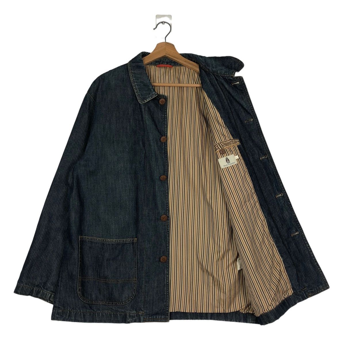 Japanese Brand 📌VINTAGE CHORE WORK JACKET HUSH PUPPIES BLANKET LINING Size US L / EU 52-54 / 3 - 3 Thumbnail