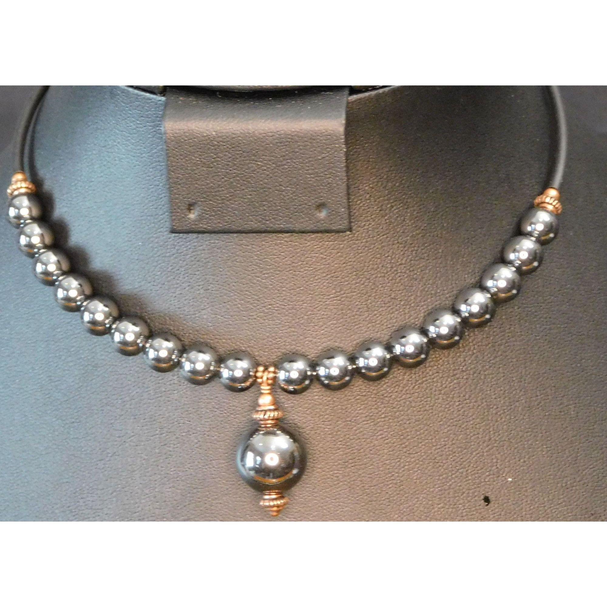 Other Elegant Gothic Hematite Coil Choker Necklace Size ONE SIZE - 5 Thumbnail