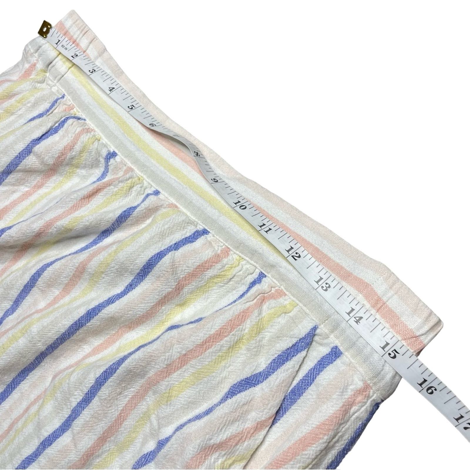 Loft Loft Lined Blend Striped Skirt Size 30" / US 8 / IT 44 - 8 Thumbnail