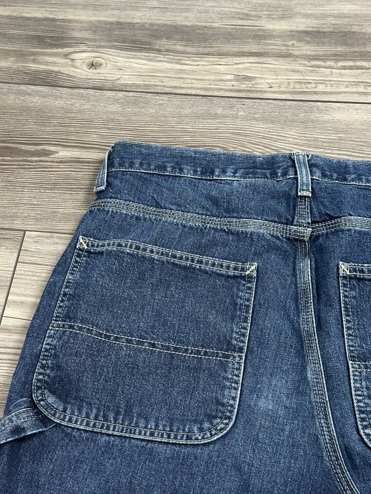 Gap Vintage Y2K Gap Denim Carpenter Shorts Size US 34 / EU 50 - 4 Thumbnail