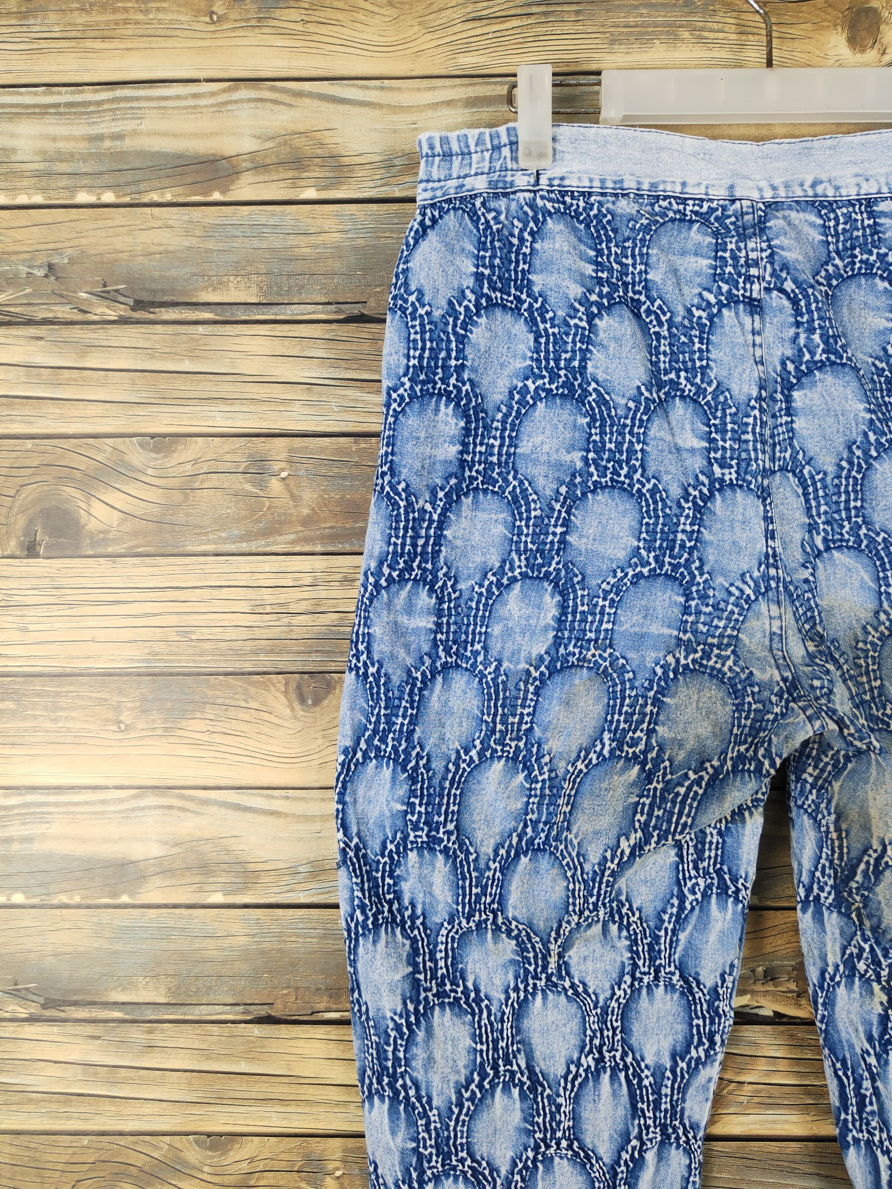 Japanese Brand Japan Vintage Blue No Pocket Casual Pants #W1959 Size US 31 - 10 Thumbnail