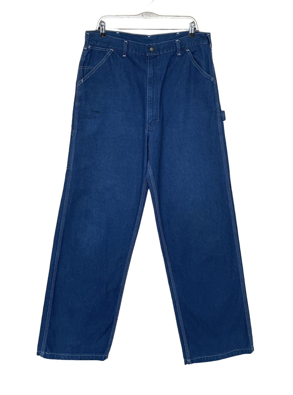 image of Made In USA x Sears Vintage Brand Sears Carpenter Baggy Jeans 1980S in Denim, Men's (Size 35)