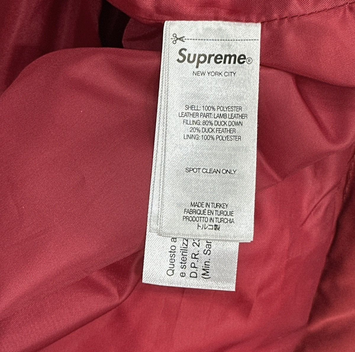 Supreme Supreme FW23 Star Sleeve Down Puffer Jacket Size US M / EU 48-50 / 2 - 2 Thumbnail