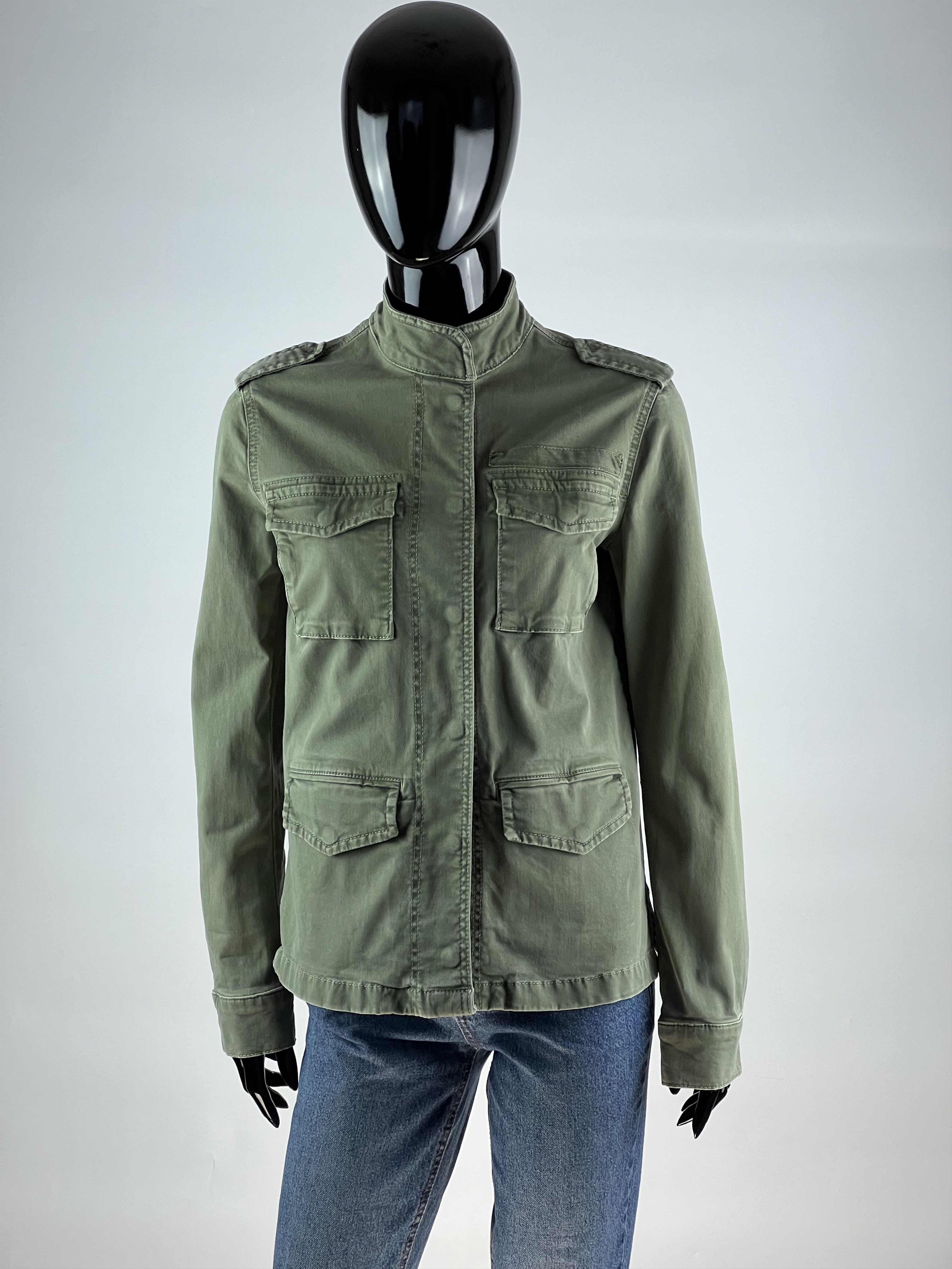 Designer Set Urban Deluxe Women's Green Denim Jacket Size M Size S / US 4 / IT 40 - 1 Thumbnail