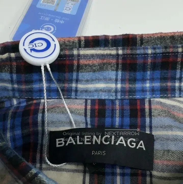 Balenciaga Balenciaga Casual Plaid Long Sleeve Shirt. Size US M / EU 48-50 / 2 - 5 Thumbnail