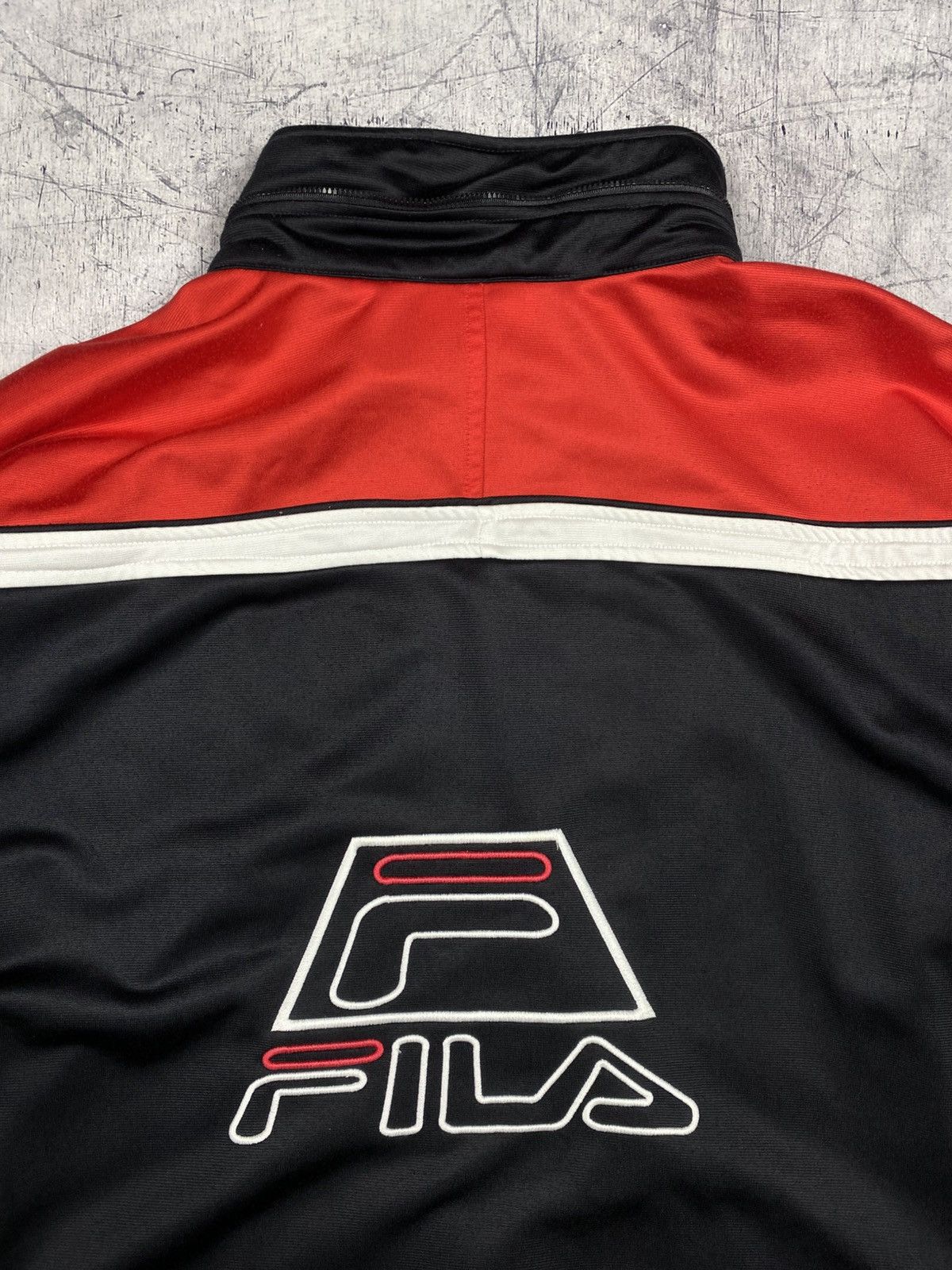 Fila Vintage FILA Track Jacket Big Embroider Logo Size US XXL / EU 58 / 5 - 12 Thumbnail