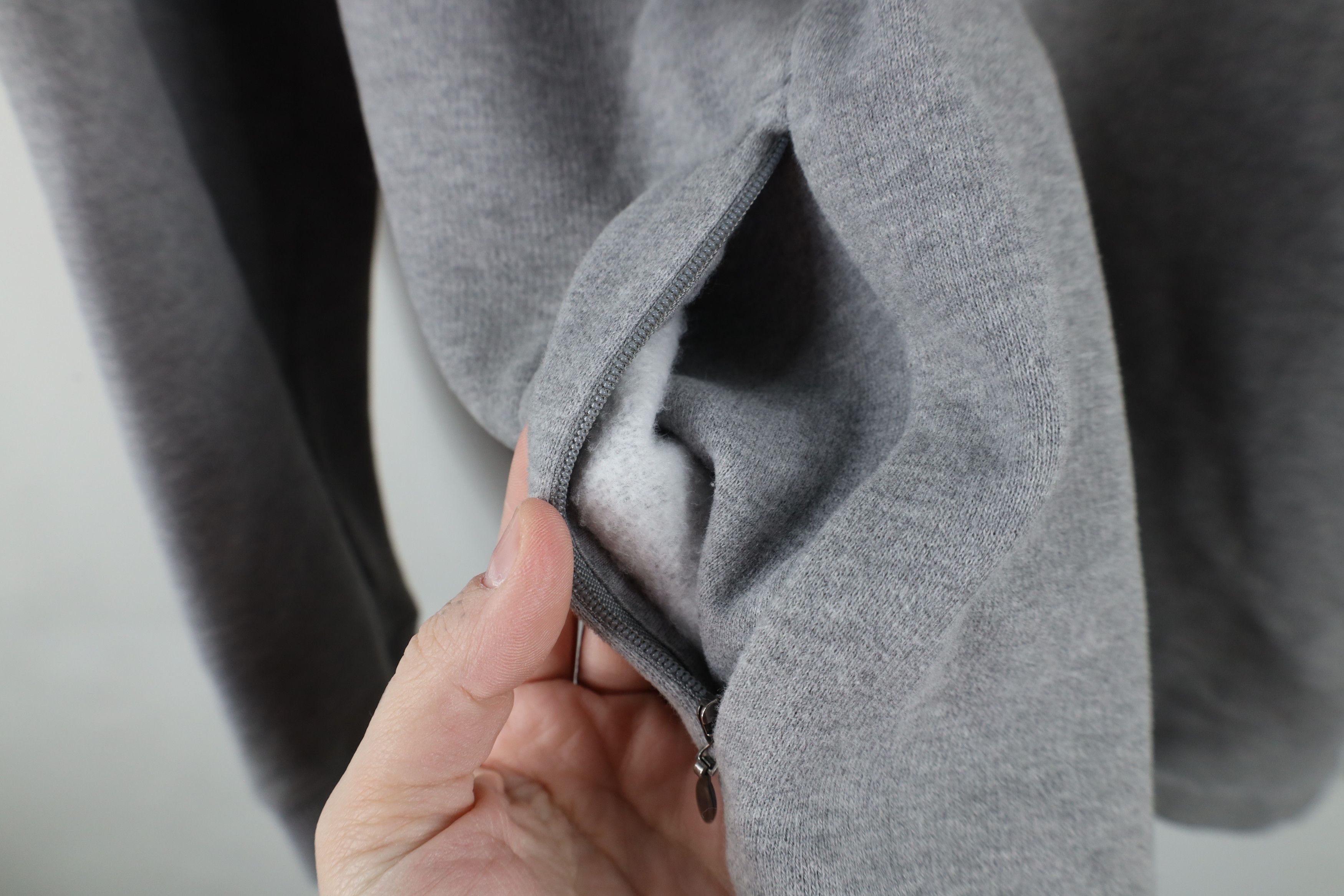 Vintage × Woolrich Woolen Mills Vintage Woolrich Touch Elbow Patch Half Zip Sweatshirt Gray Size US L / EU 52-54 / 3 - 11 Thumbnail