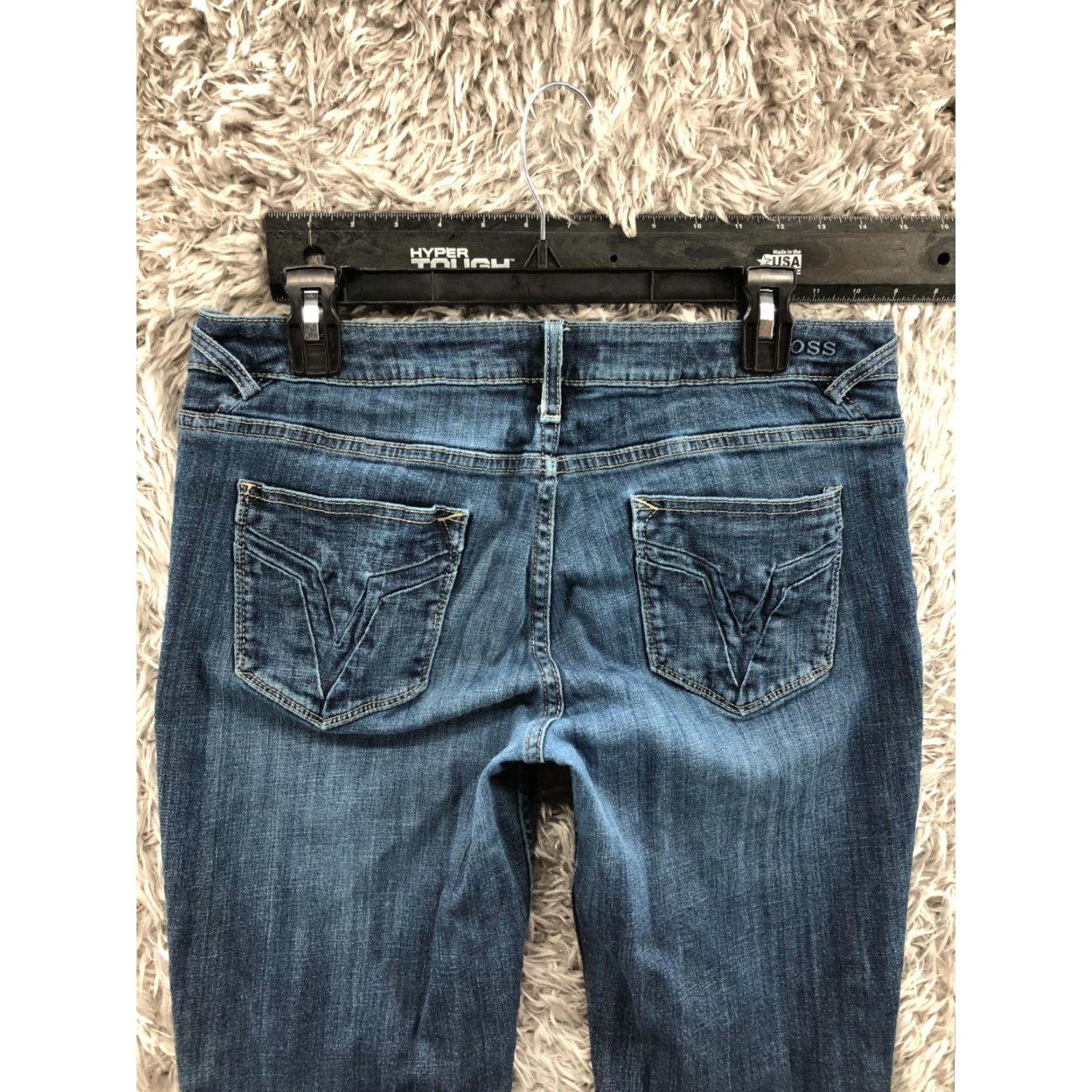 Vintage VIGOSS Chelsea Skinny Jeans Womens Medium Wash Blue Size 31 5-Pocket Denim Jeans Size 24" / US 00 / IT 34 - 6 Thumbnail