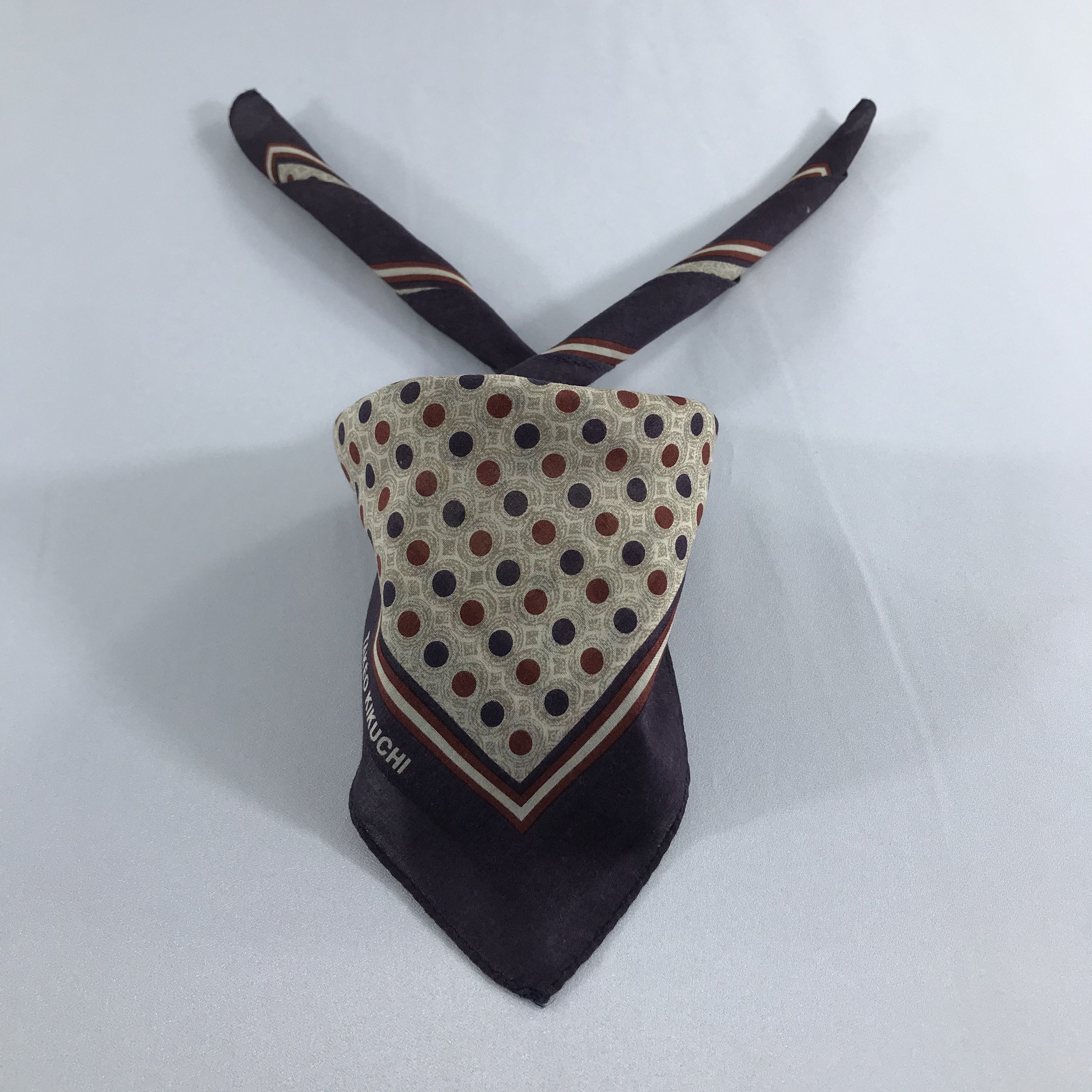Japanese Brand × Takeo Kikuchi × Vintage Takeo Kikuchi Handkerchief Neckerchief Bandana H1060 Size ONE SIZE - 1 Thumbnail