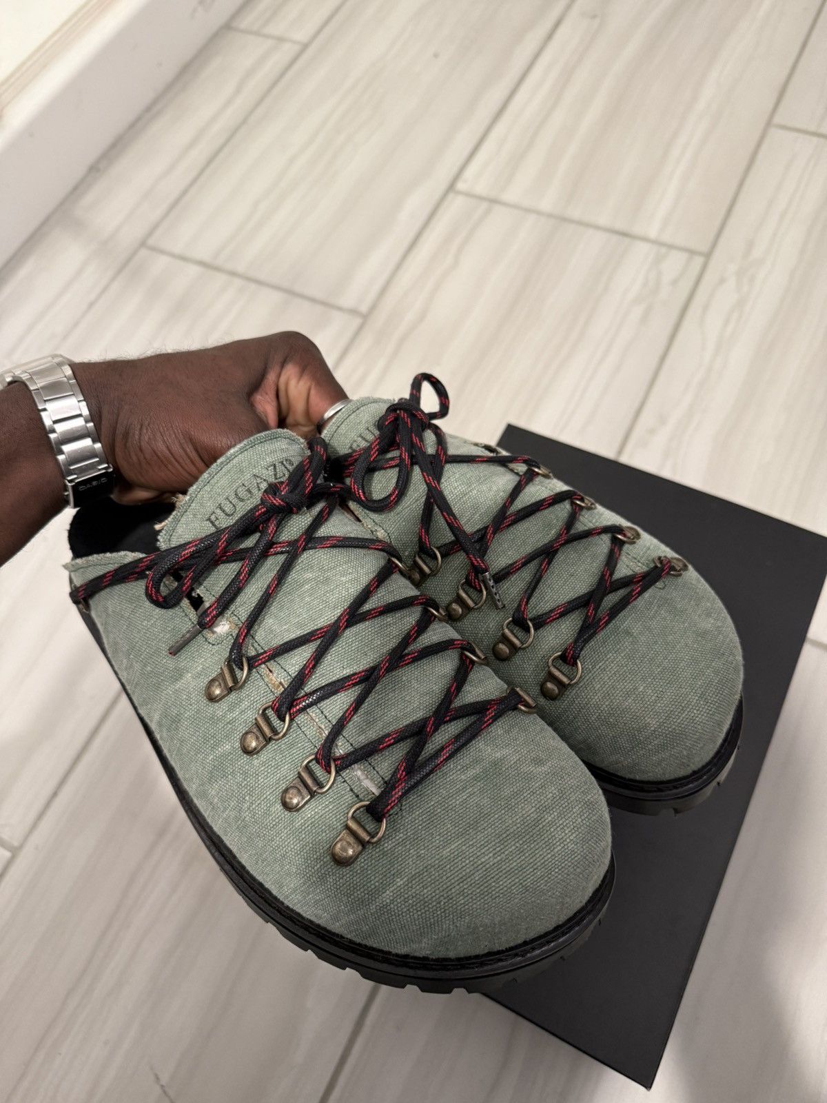 Fugazi Fugazi Tibet Olive canvas Size US 13 / EU 46 - 2 Thumbnail