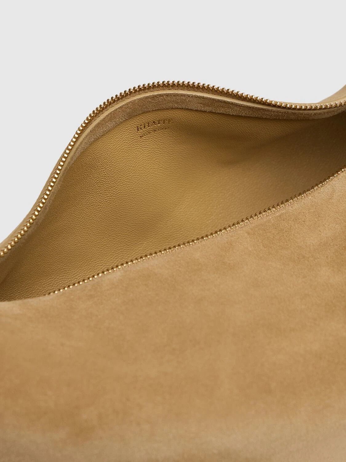 KHAITE KHAITE Olivia Medium Wheat Beige Suede Hobo Bag Size ONE SIZE - 5 Thumbnail