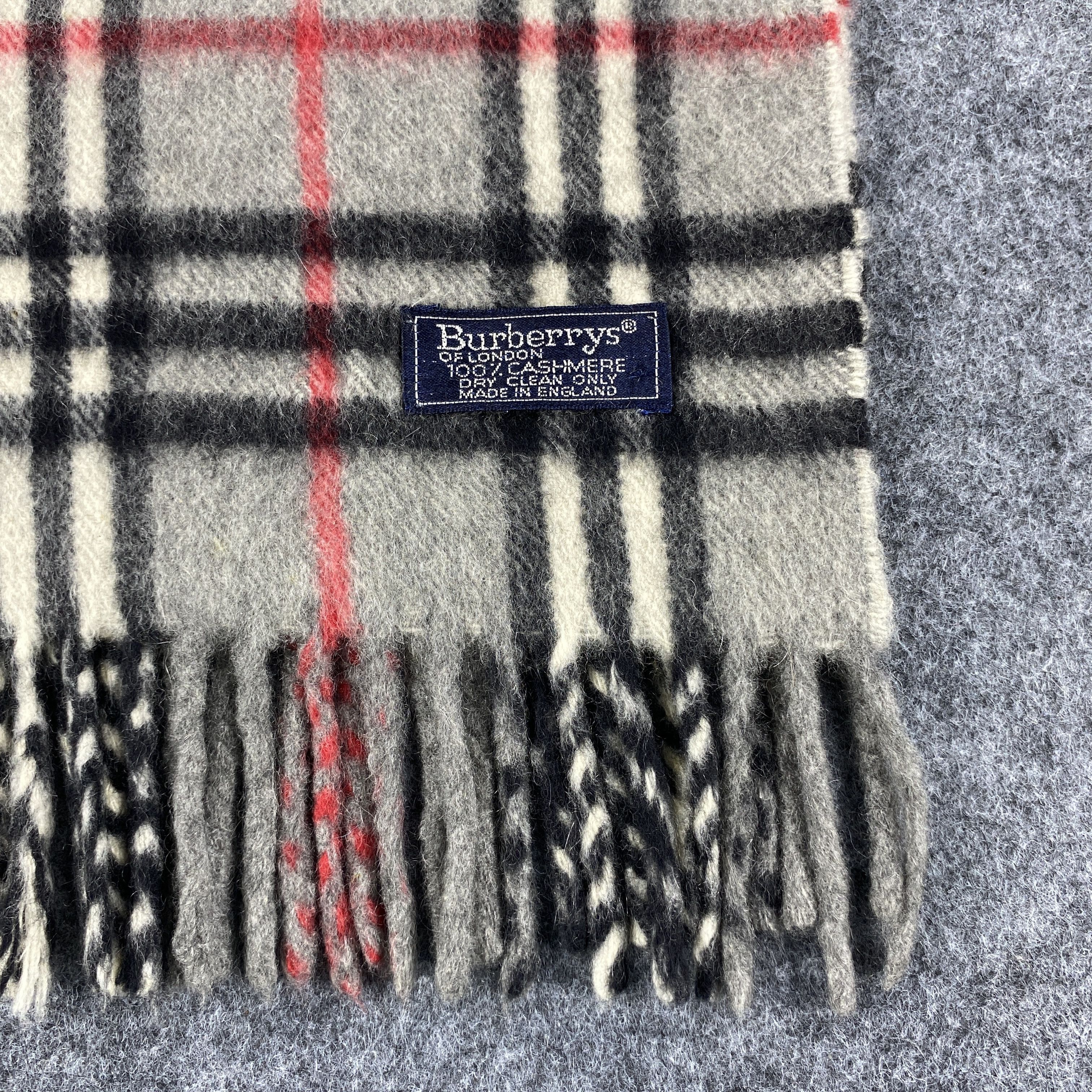 Burberry × Vintage GF10545 Burberry Scarf Neck Wear Muffler Nova Check Size ONE SIZE - 2 Thumbnail