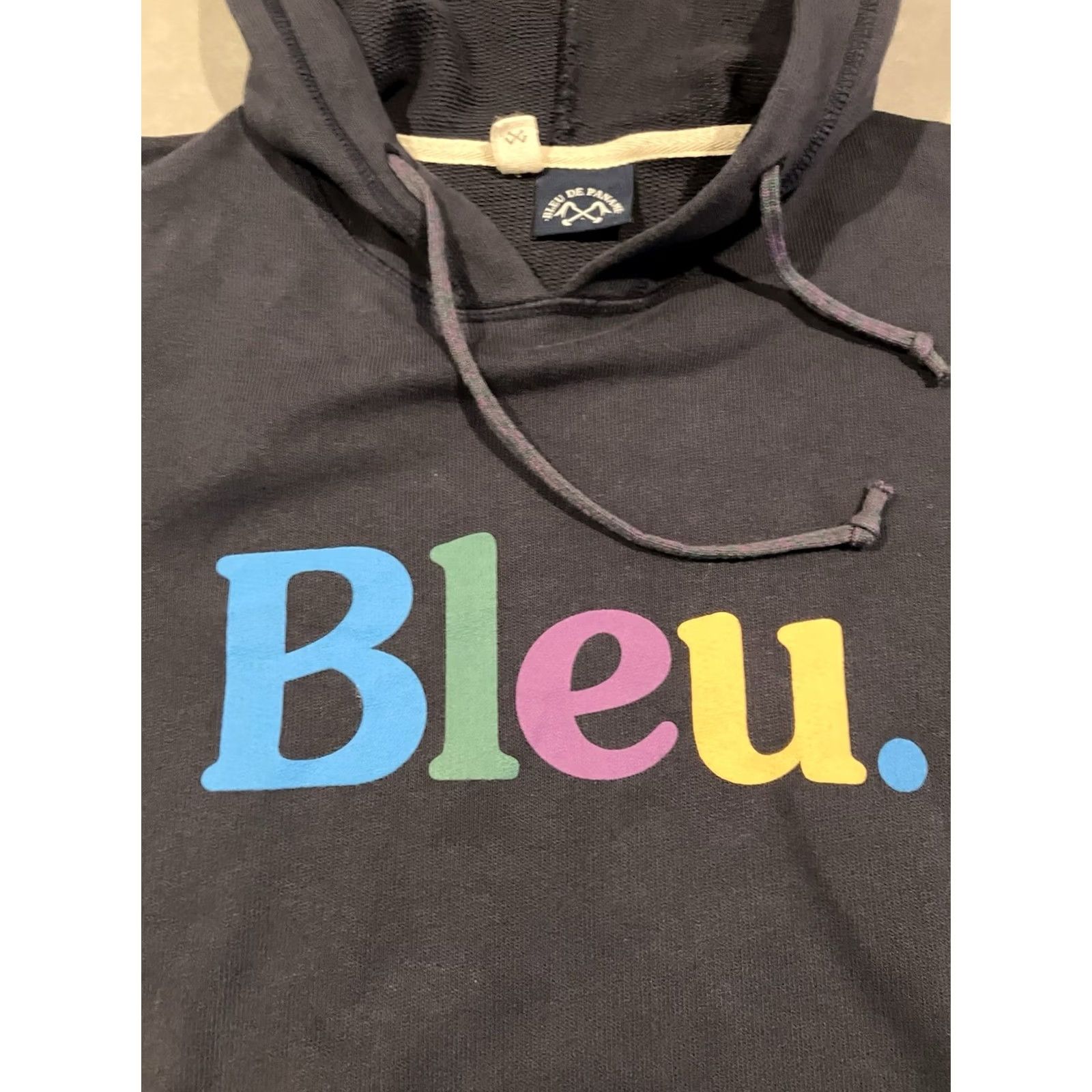 Bleu De Paname Bleu De Paname BLEU Pullover Hoodie France Blue Medium Men's RARE Made Size US M / EU 48-50 / 2 - 4 Thumbnail