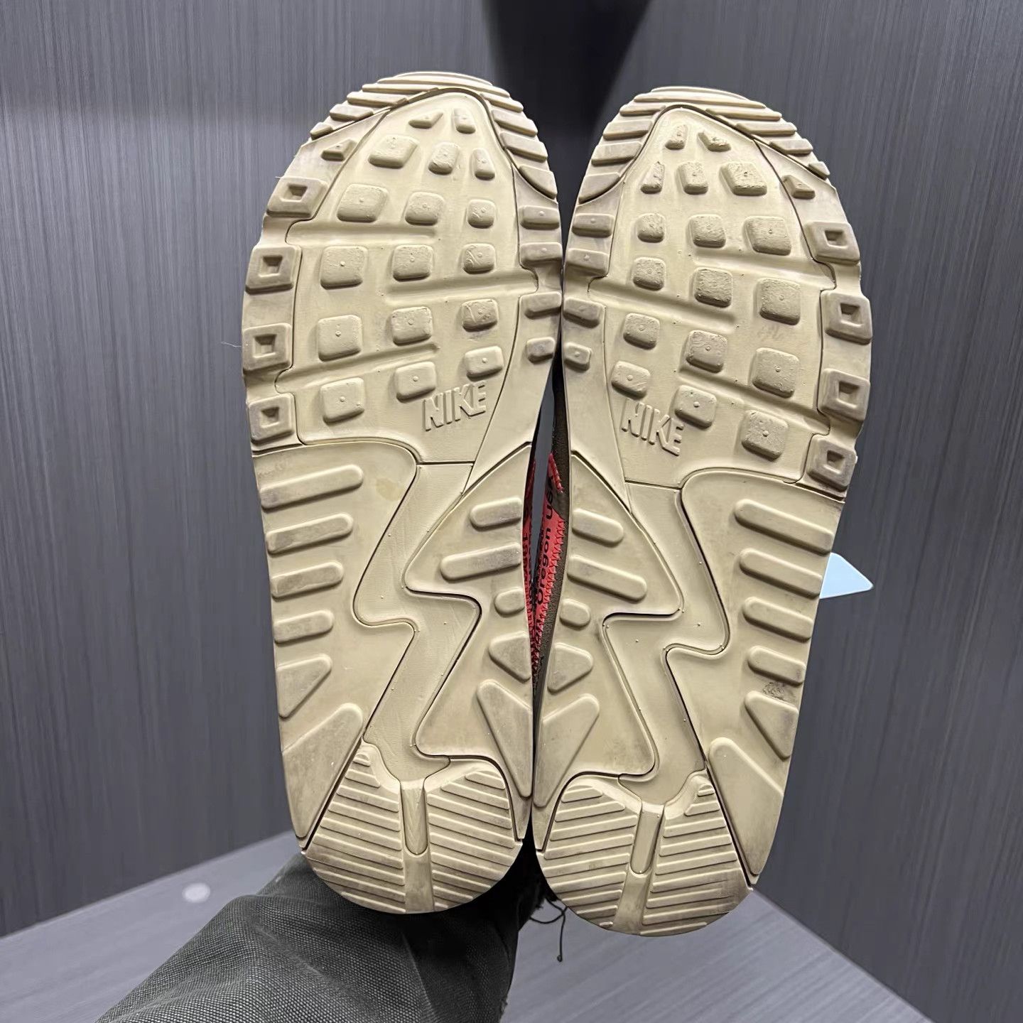 Nike OFF-WHITE × Nike Air Max 90 Desert Ore Sneakers K15 Size US 9 / EU 42 - 6 Thumbnail