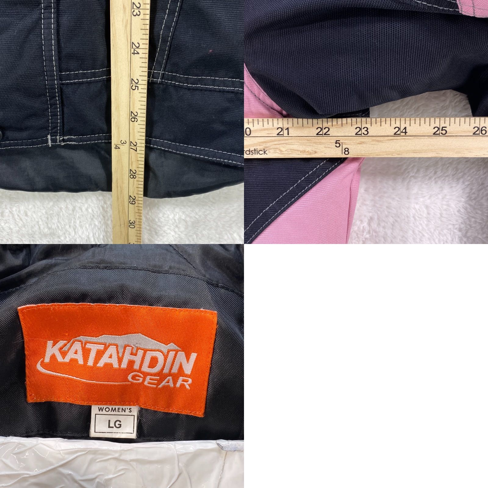 Pinko Katahdin Womens L Large Black Pink Snowmobile Jacket Coat Full Zip - RegulaR Outer Gear Coat/Jacket - Womens Size L / US 10 / IT 46 - 8 Thumbnail