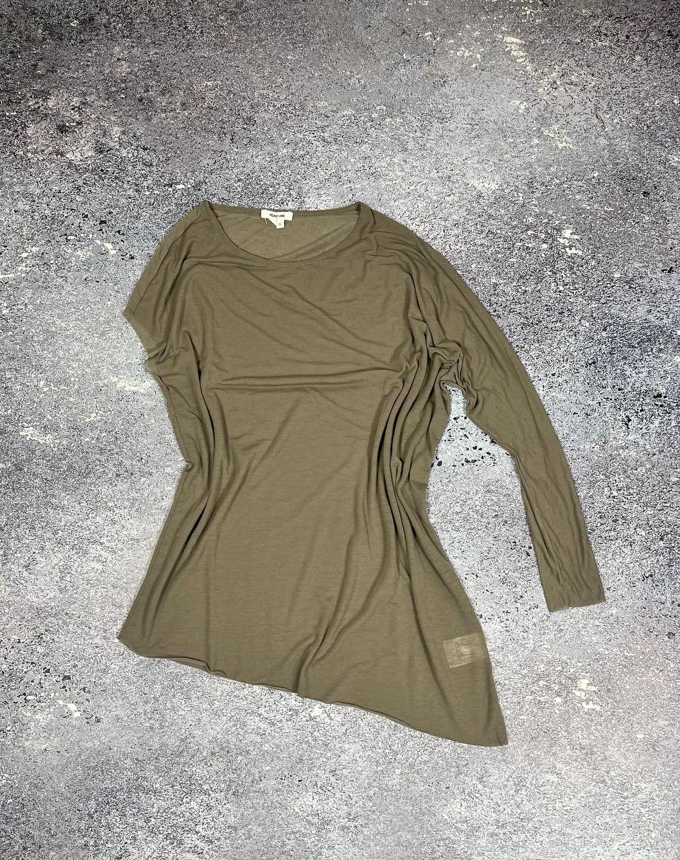 Helmut Lang Helmut Lang Asymmetrical Longsleeve T-Shirt Avant-Garde Size S / US 4 / IT 40 - 1 Thumbnail