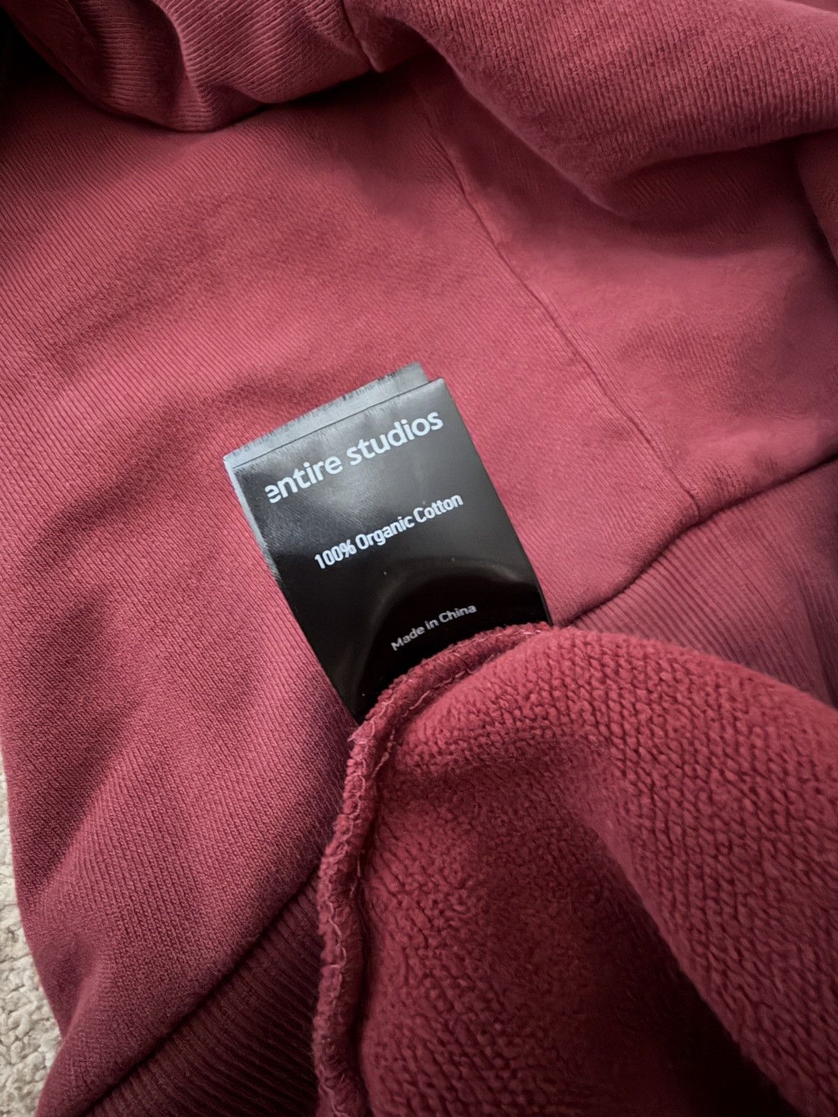 Entire Studios Entire Studios Boxy Hoodie Burgundy Large Size US L / EU 52-54 / 3 - 4 Thumbnail
