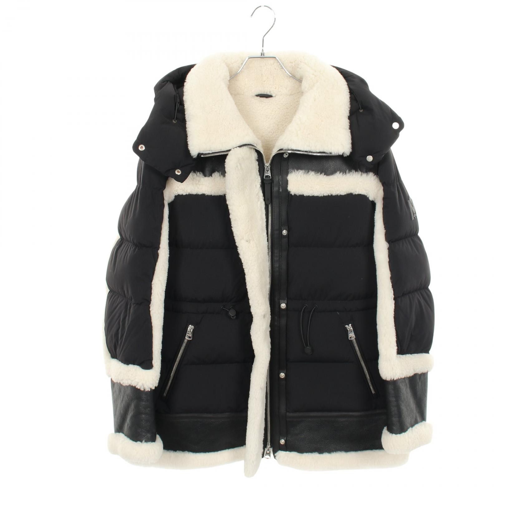 Other Other Mackage LILIBETH mixed shearing down jacket Leather Outerwear DUTY FREE for USA Size ONE SIZE - 1 Thumbnail