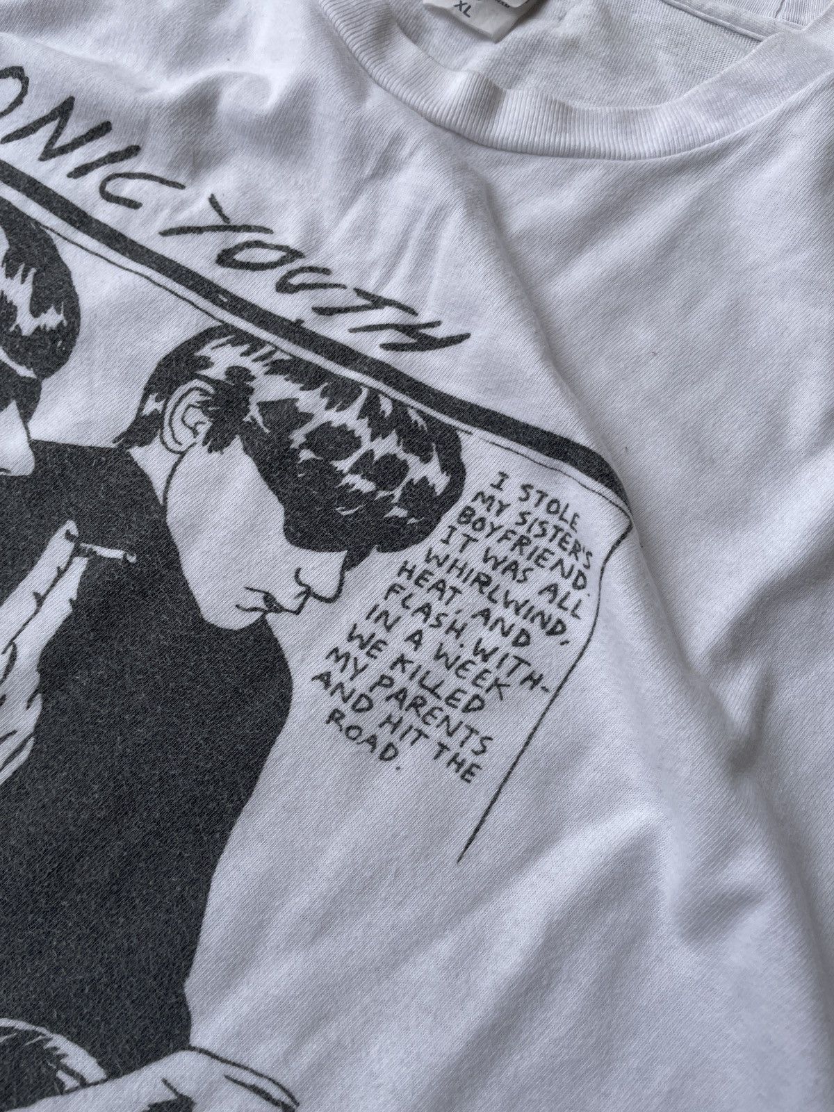 Band Tees × Vintage Sonic Youth Size US XL / EU 56 / 4 - 4 Thumbnail