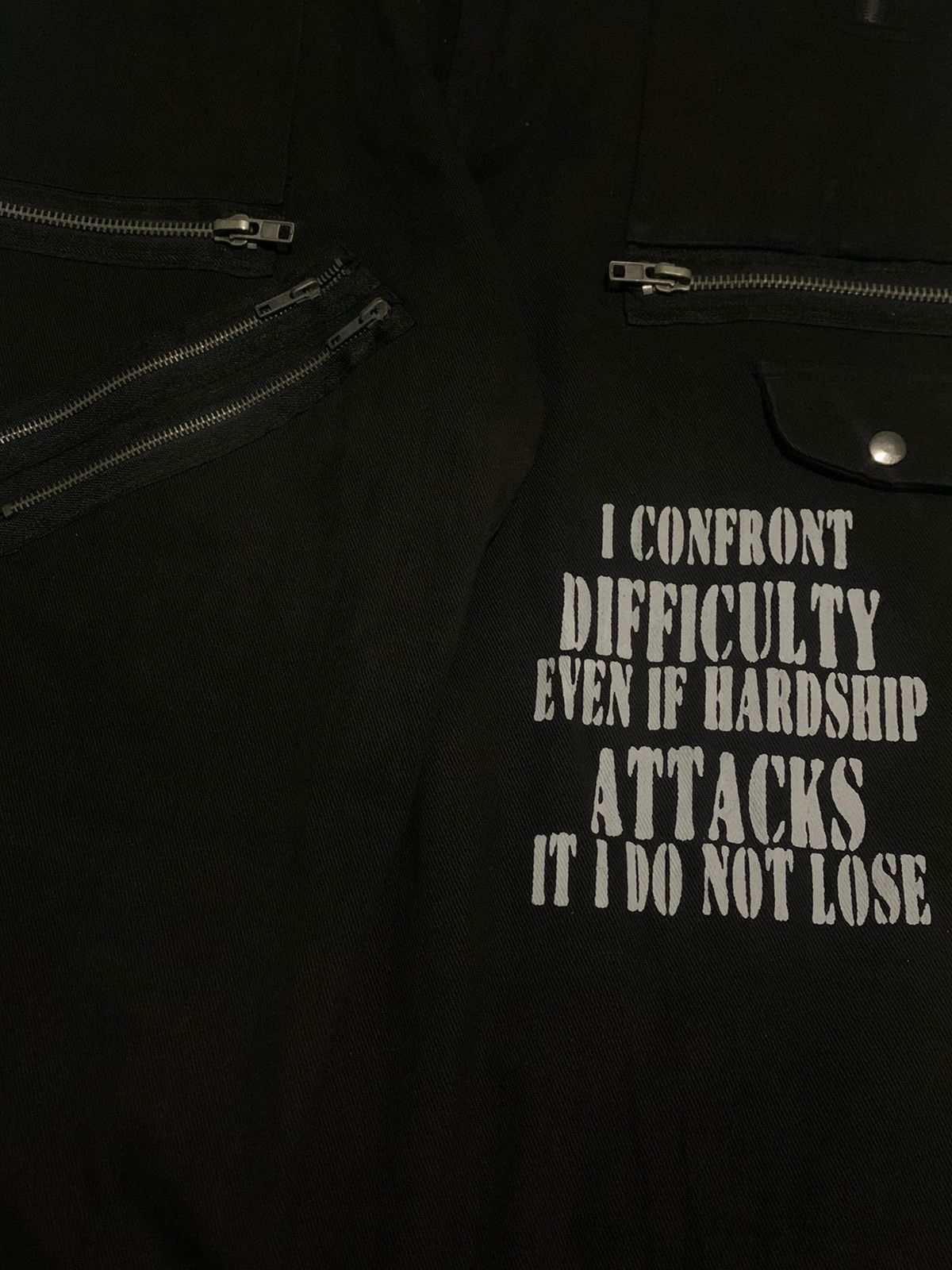 If Six Was Nine Sex pot revenge punk poem bondage pants Size US 34 / EU 50 - 3 Thumbnail