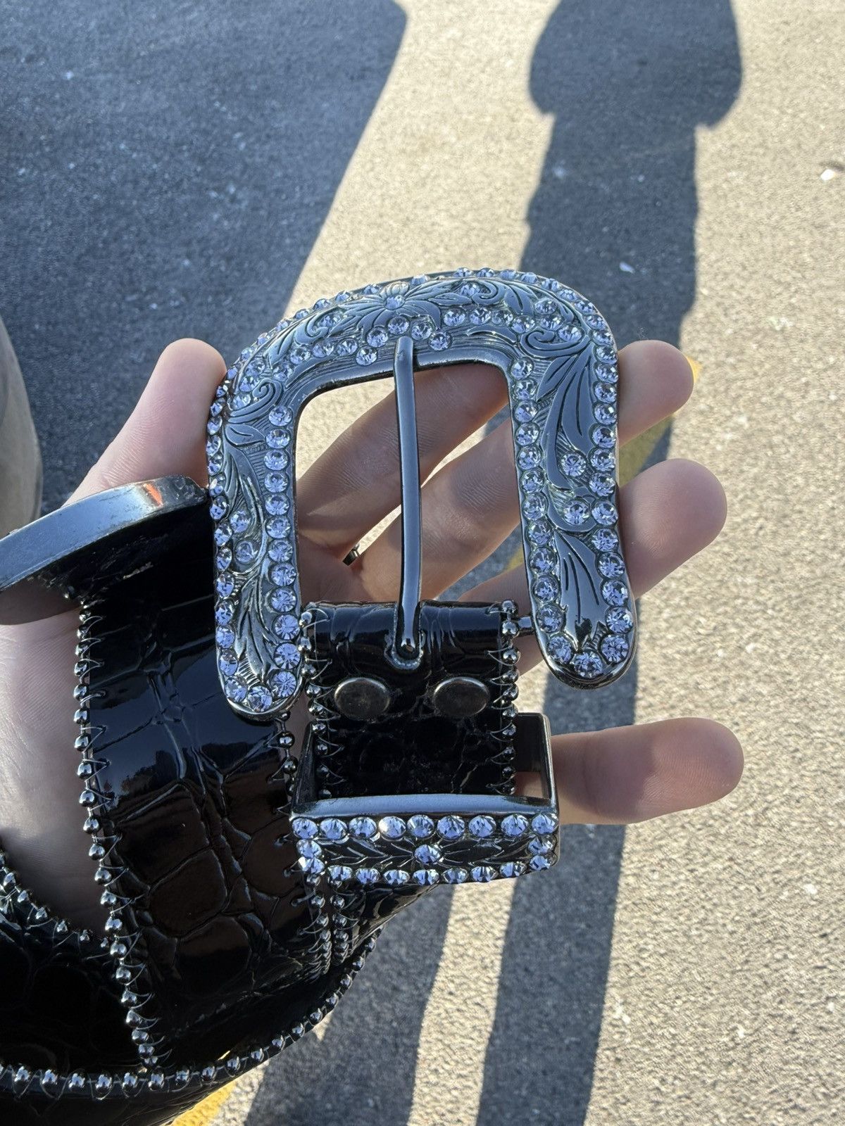 Other Y2K Bling Western Belt – Crystal Buckle Size ONE SIZE - 2 Thumbnail