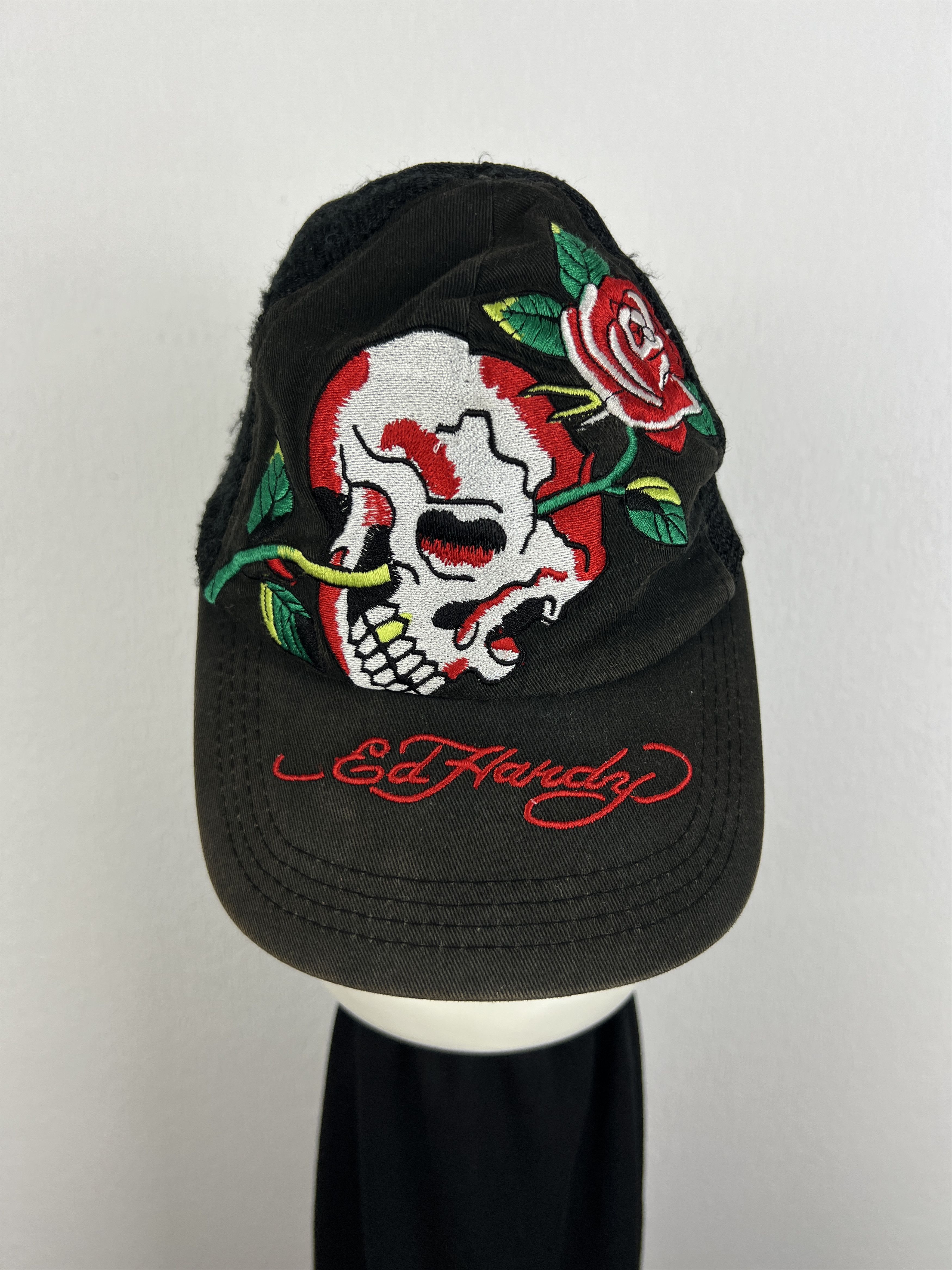 Vintage Ed Hardy Vintage Cap Hat Skull Love Kills Slowly Hype Size ONE SIZE - 1 Thumbnail