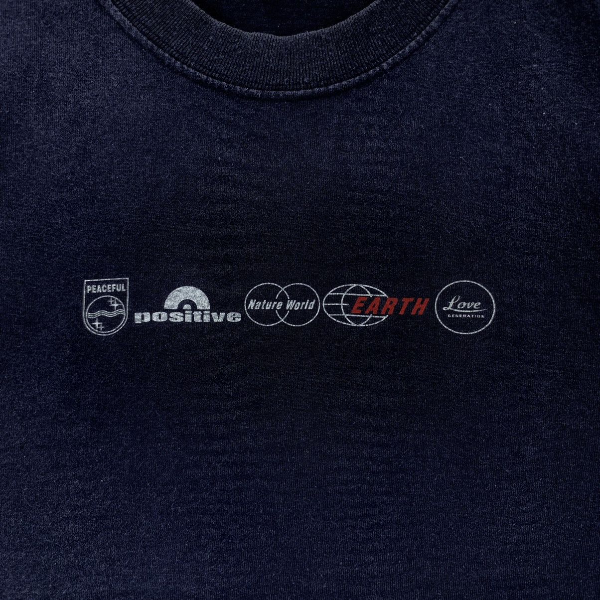 Anvil Vintage 90’ LOVE GENERATION SURF Peaceful Tee Shirt Size US M / EU 48-50 / 2 - 3 Thumbnail