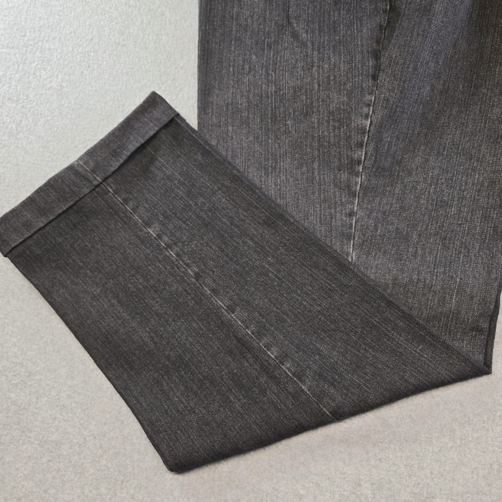 Berle Berle Pants 42x32 Gray Denim Pleated Cuffed Cotton Blend Classic Fit Mens Dress Pants Size US 42 / EU 58 - 4 Thumbnail