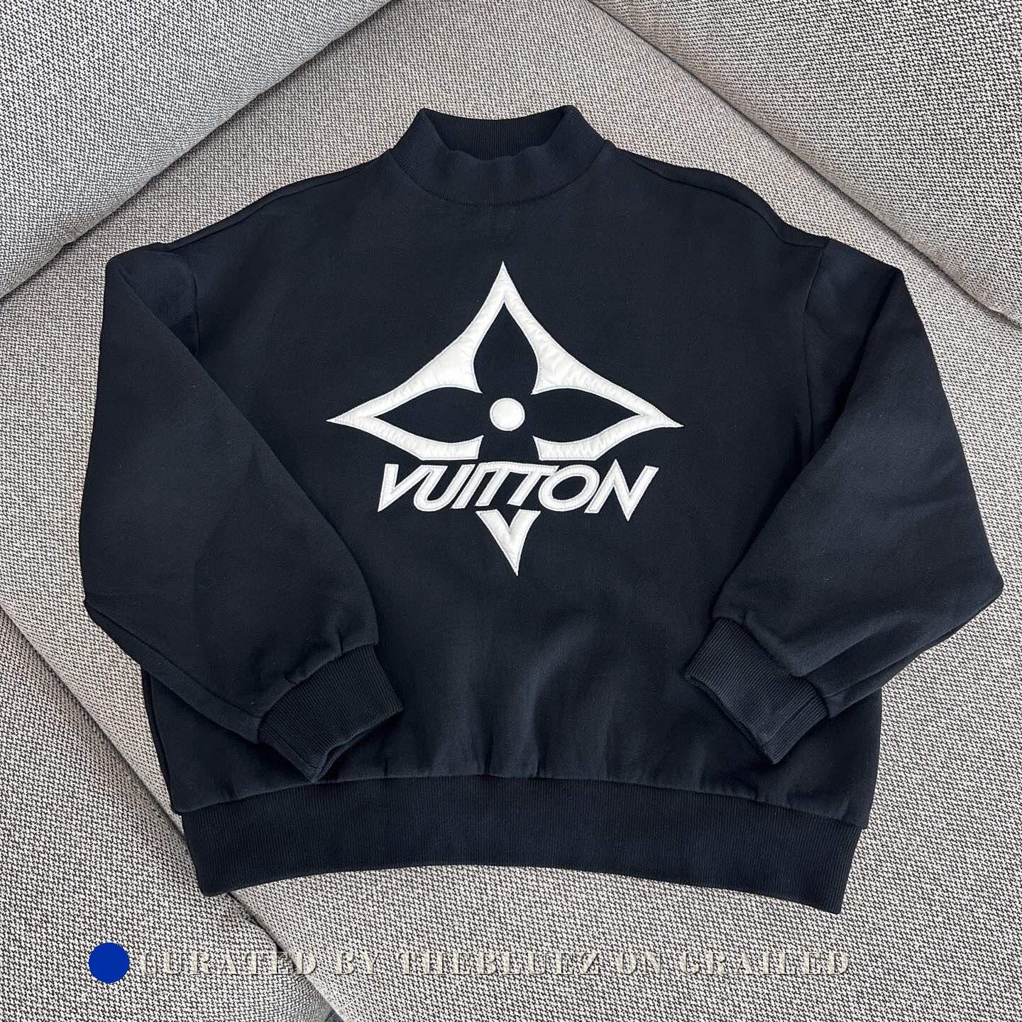 Louis Vuitton Louis Vuitton 2025 Ski Series Black Logo Sweatshirt Size US S / EU 44-46 / 1 - 1 Thumbnail