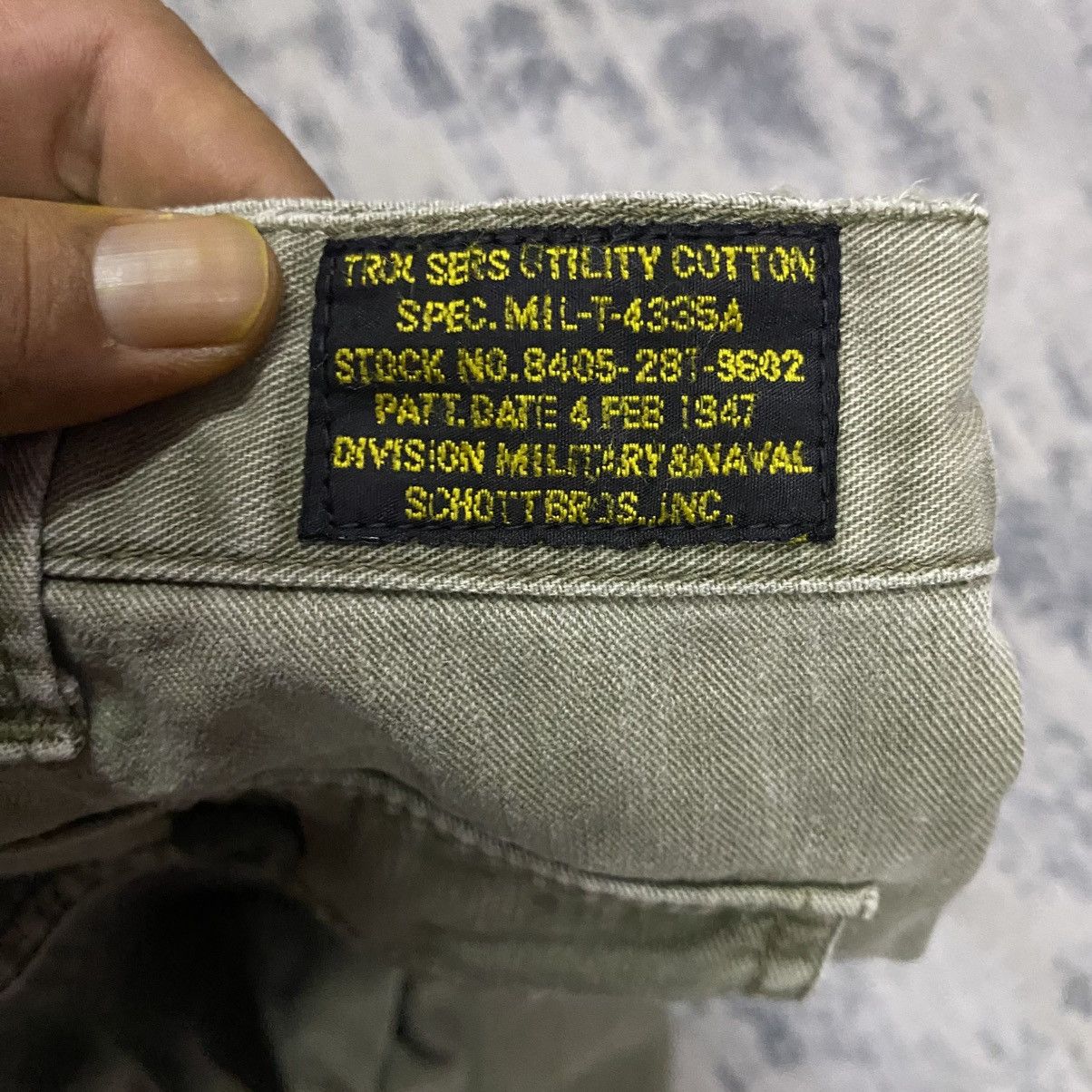 Schott Vtg Schott Utility Tactical Cargo Trousers Cotton Size US 31 - 9 Thumbnail