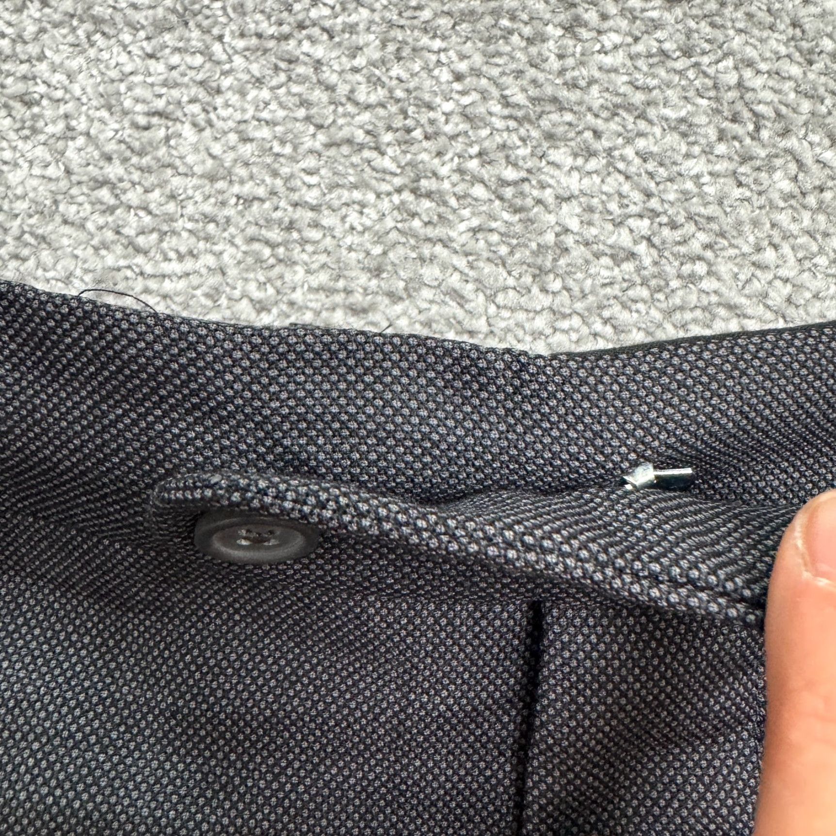 Vintage VINTAGE Linea Naturale Wool Dress Pants Mens 38 Black Straight Leg Italy Business Classic Size US 38 / EU 54 - 5 Thumbnail