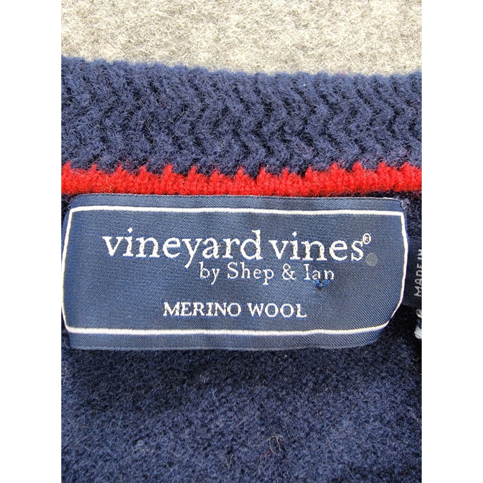 Vineyard Vines VINEYARD VINES Sweater Mens Large Blue Fair Isle Crew NWT 100% Merino Wool Knit Pullover Casual Dress Winter Fall Sports Mens Size US L / EU 52-54 / 3 - 4 Thumbnail