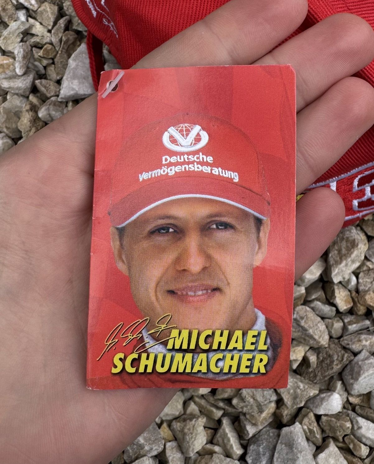 Vintage FERRARI Formula 1 Racing Team Michael Schumacher Cap Hat Size ONE SIZE - 11 Thumbnail