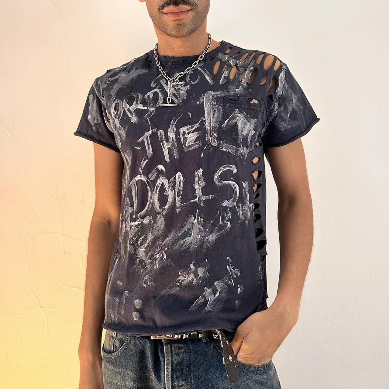 Dickies Dickies 'Protect The Dolls' Painted Navy T-shirt-Medium Size US M / EU 48-50 / 2 - 1 Thumbnail