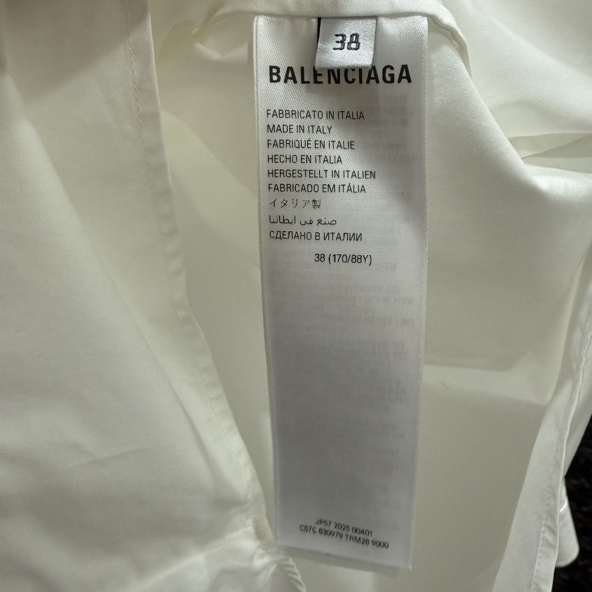 Balenciaga BALENCIAGA Fall 25 Uniform Shirt Size US XS / EU 42 / 0 - 5 Thumbnail