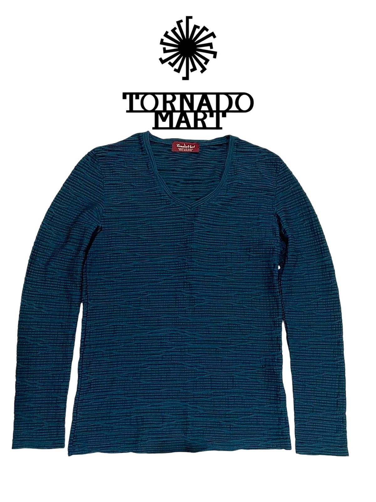 If Six Was Nine Vintage Tornado Mart Japan Pleated Longsleeve Shirt Size US M / EU 48-50 / 2 - 3 Thumbnail