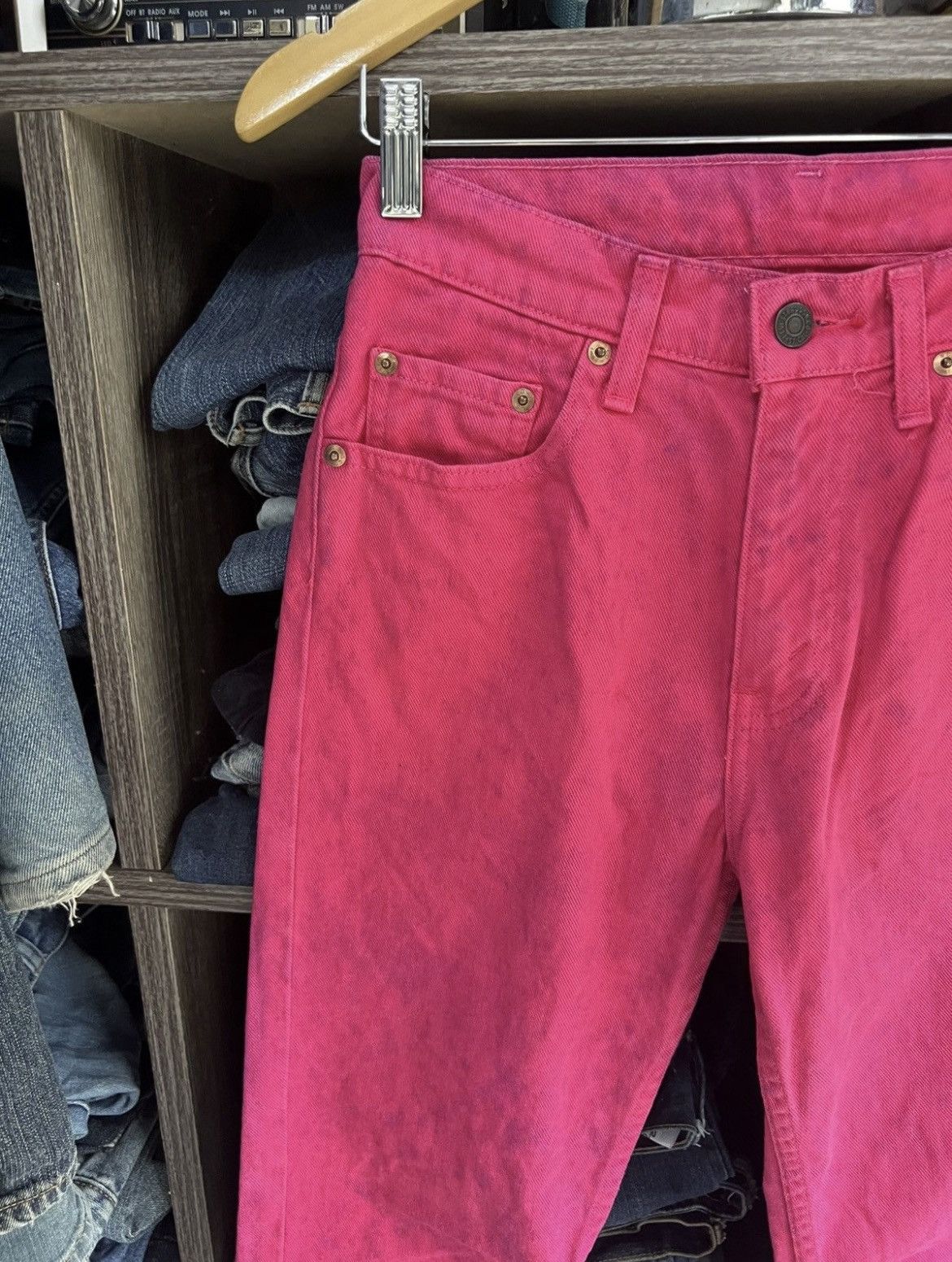 Levi's Vintage Clothing 🔥Rare Vintage Pink Levis Button J41 Denim Size US 27 - 9 Thumbnail