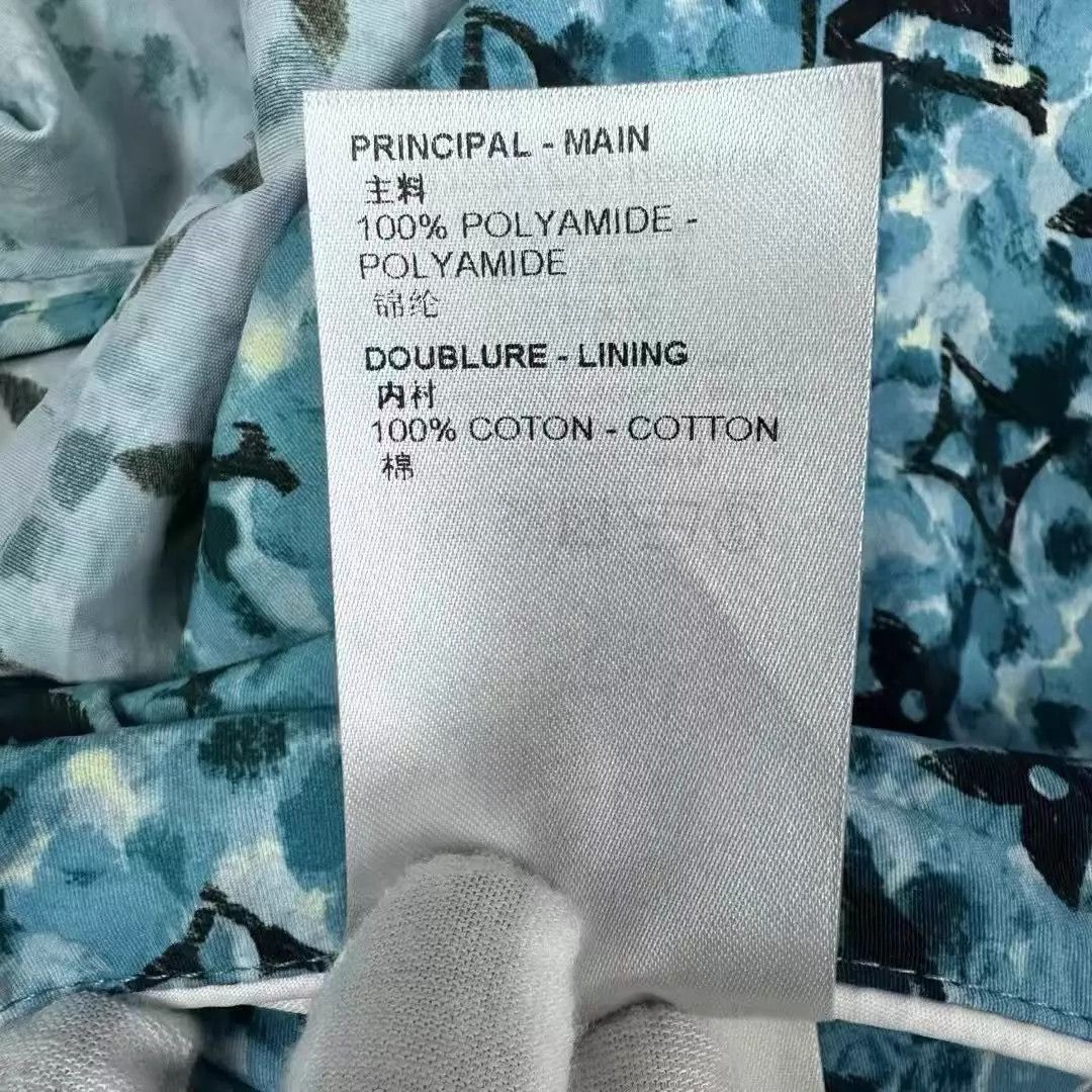 Louis Vuitton LV FW23 Logo All-Over Print Hooded Blue Jacket 48 Size US M / EU 48-50 / 2 - 5 Thumbnail