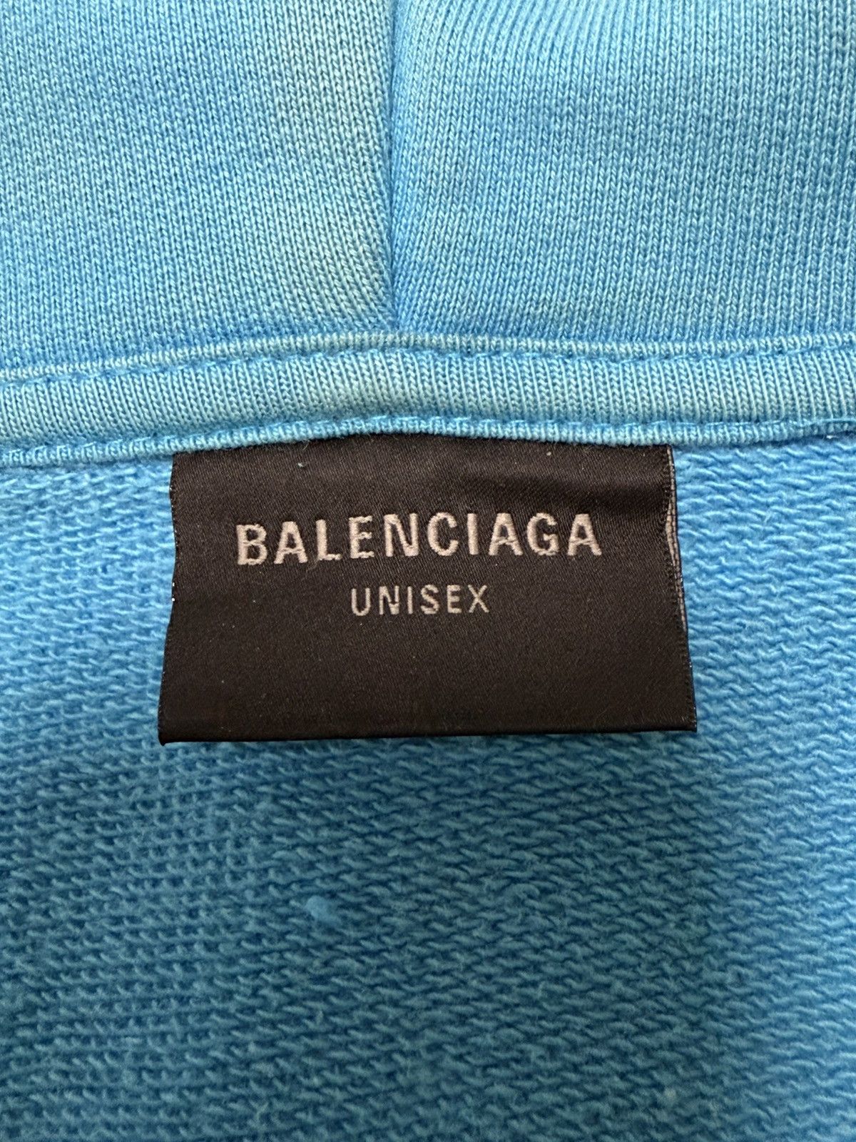 Balenciaga Blue Skater Zip Up hoodie Size US XS / EU 42 / 0 - 7 Thumbnail