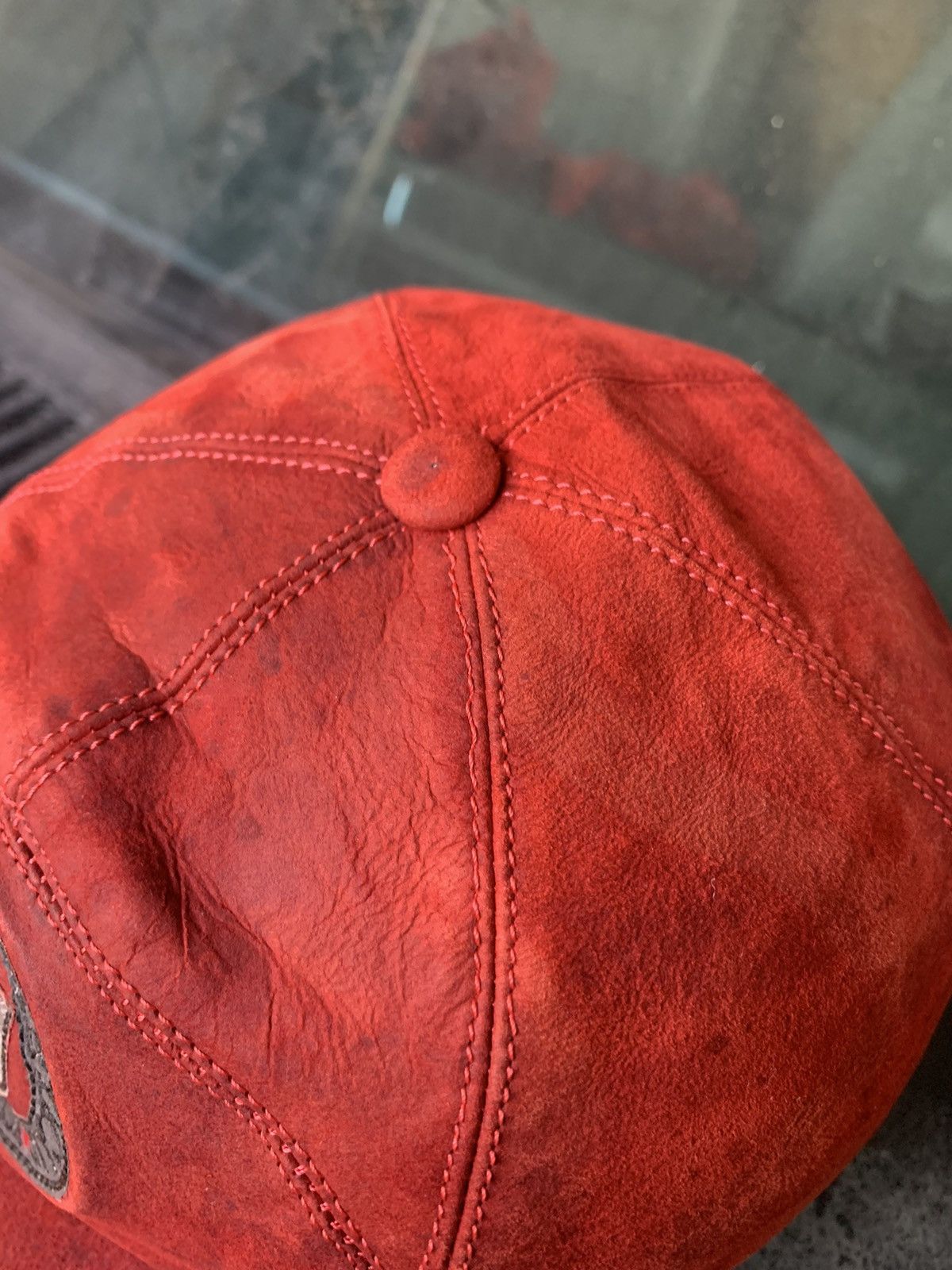 Iceberg × Leather × Vintage Vintage iceberg leather hat Size ONE SIZE - 4 Thumbnail