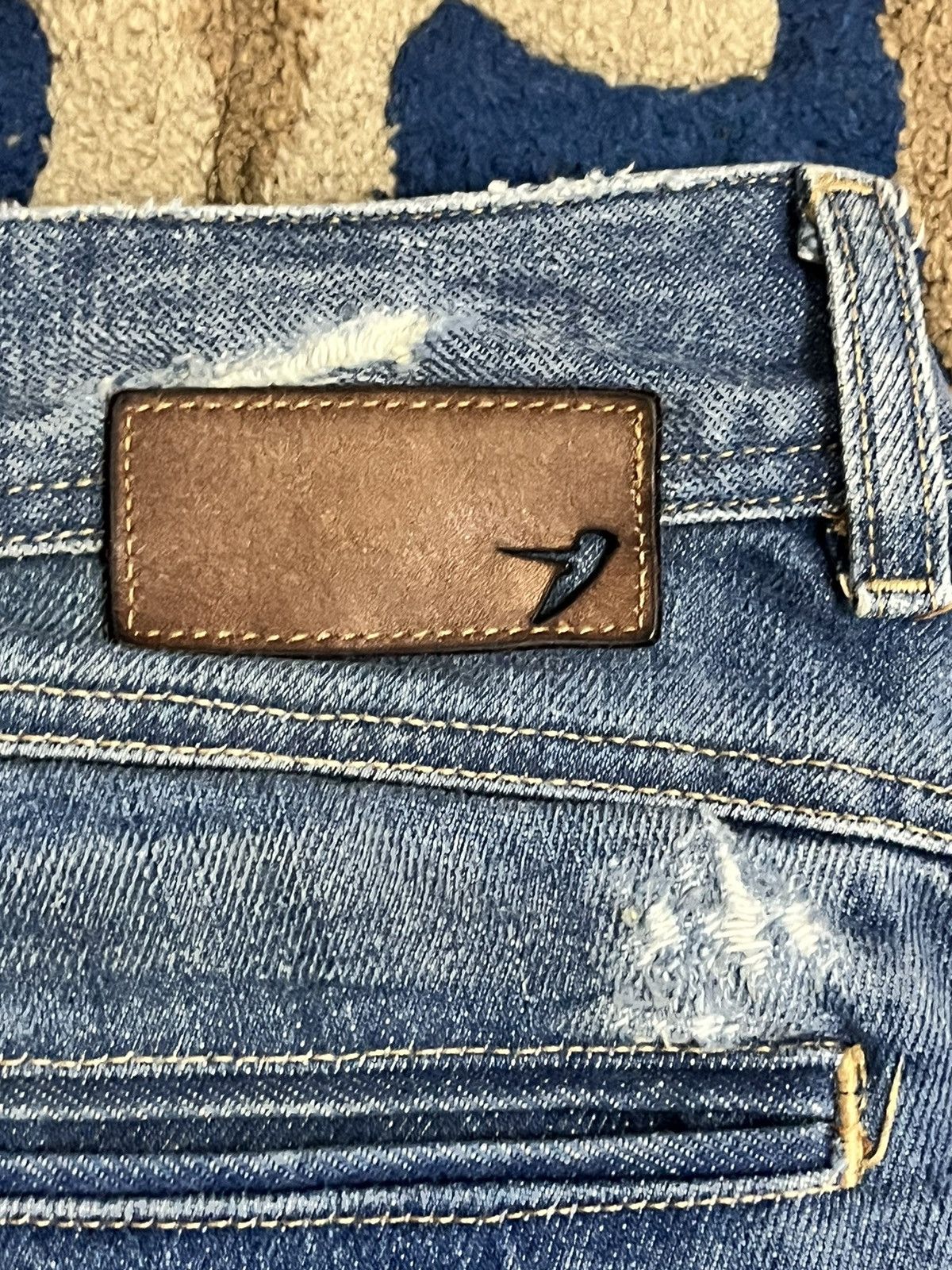 55DSL × Vintage Vintage 55dsl Flare Distressed Denim Size US 29 - 10 Thumbnail