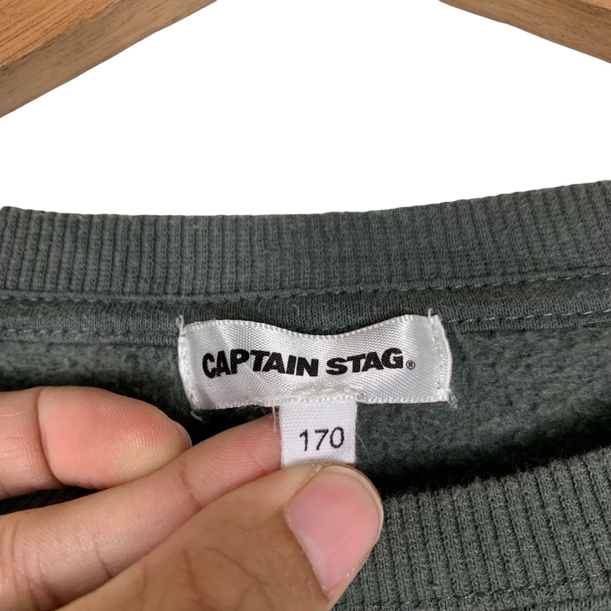 Japanese Brand CAPTAIN STAG Graphics Printed Youth Sweatshirt #1496-C67 Size US S / EU 44-46 / 1 - 11 Thumbnail