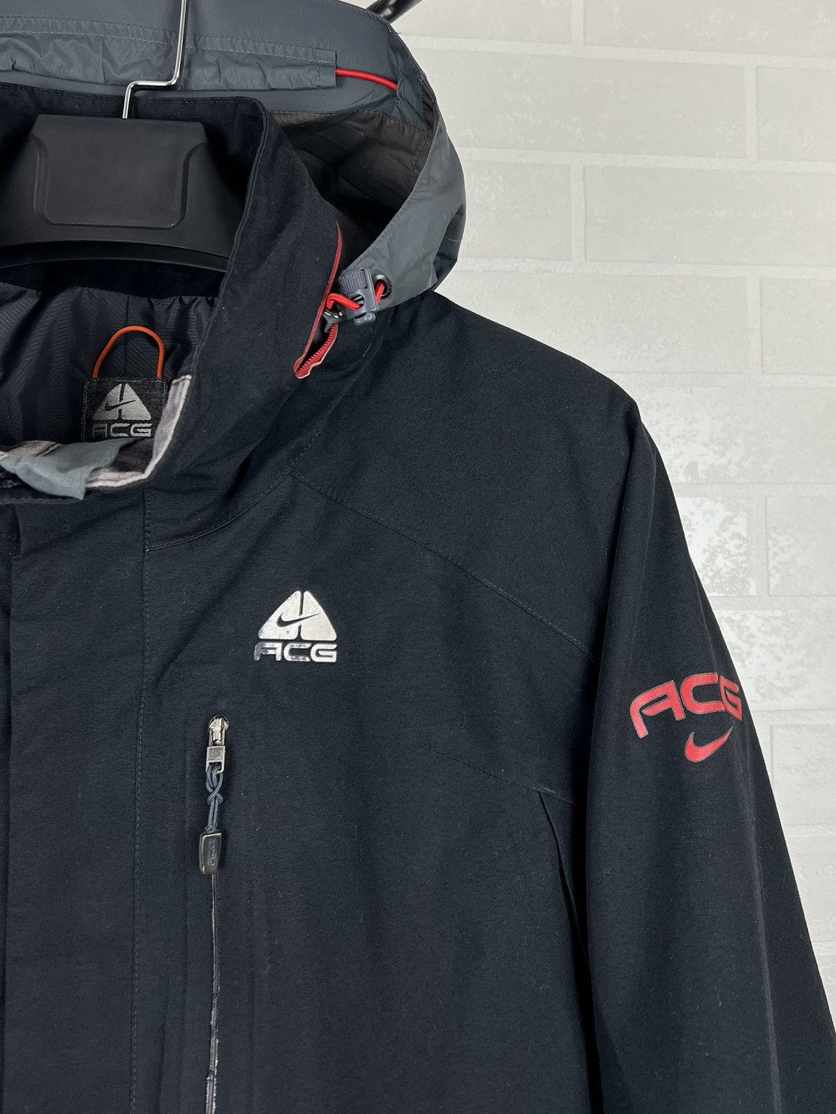 Nike ACG NIKE ACG Jacket Waterproof Gore Tex 2 Logos Vintage Black Size US M / EU 48-50 / 2 - 3 Thumbnail