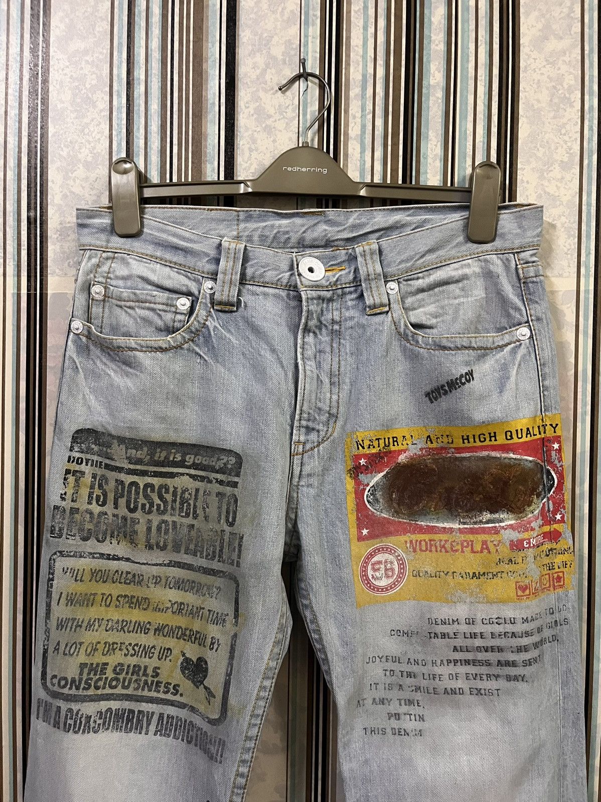 TOYS McCOY 2000s co & lu hiroshi okamoto painter americana selvedge #B1 Size US 31 - 5 Thumbnail