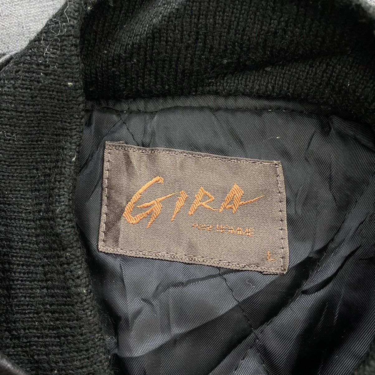 Other GIRA POUR HOMME Embroidered Design Grey Wool Bomber Jacket Size US L / EU 52-54 / 3 - 7 Thumbnail